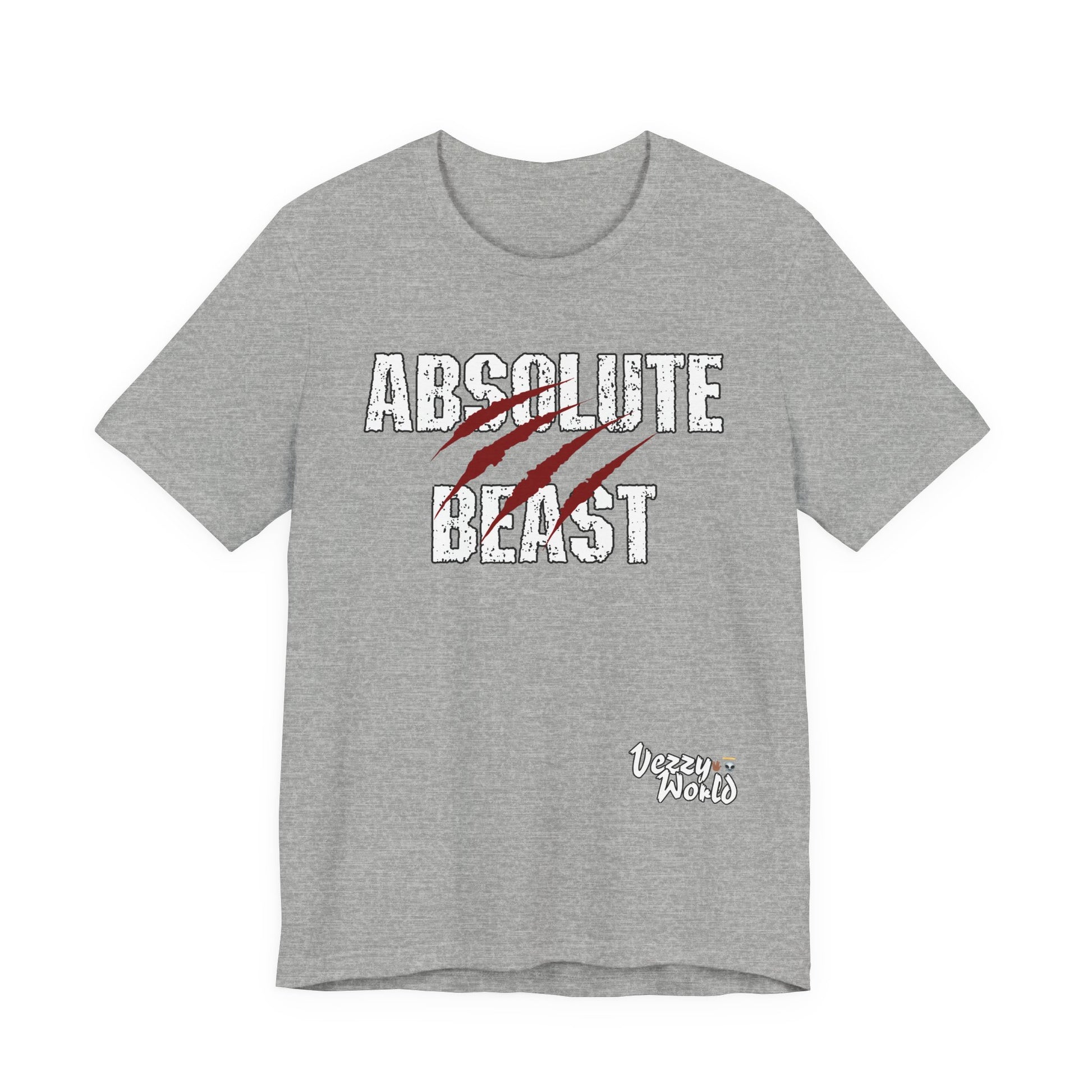 Absolute Beast (Red) Short Sleeve Tee - VezzyWorld