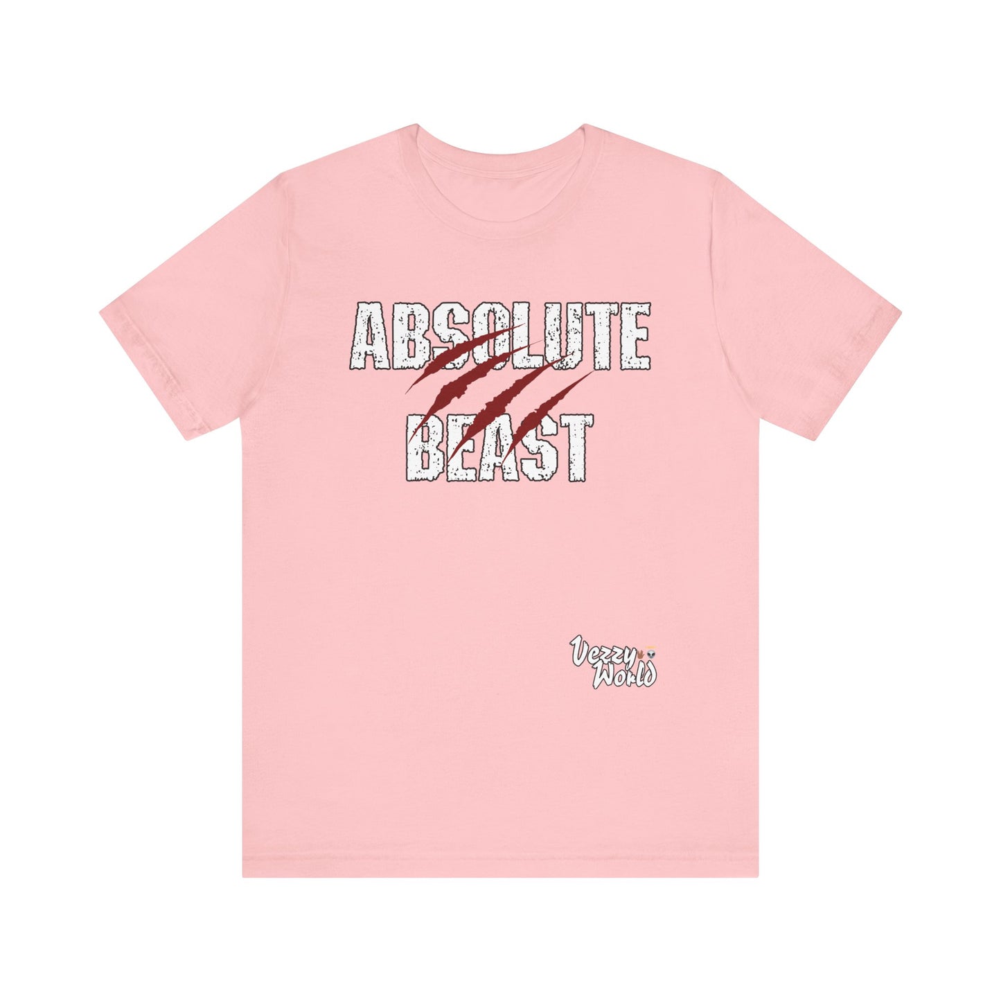 Absolute Beast (Red) Short Sleeve Tee - VezzyWorld
