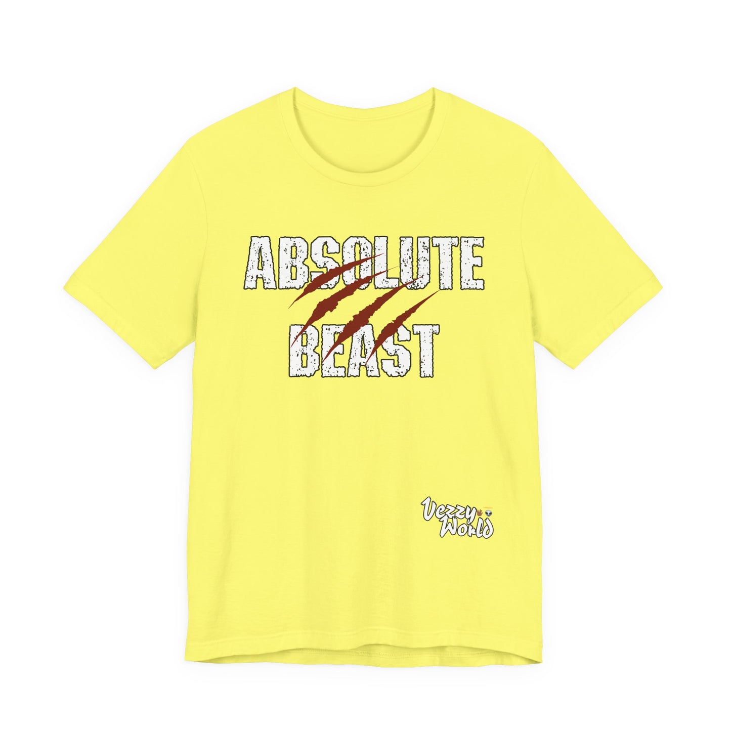 Absolute Beast (Red) Short Sleeve Tee - VezzyWorld