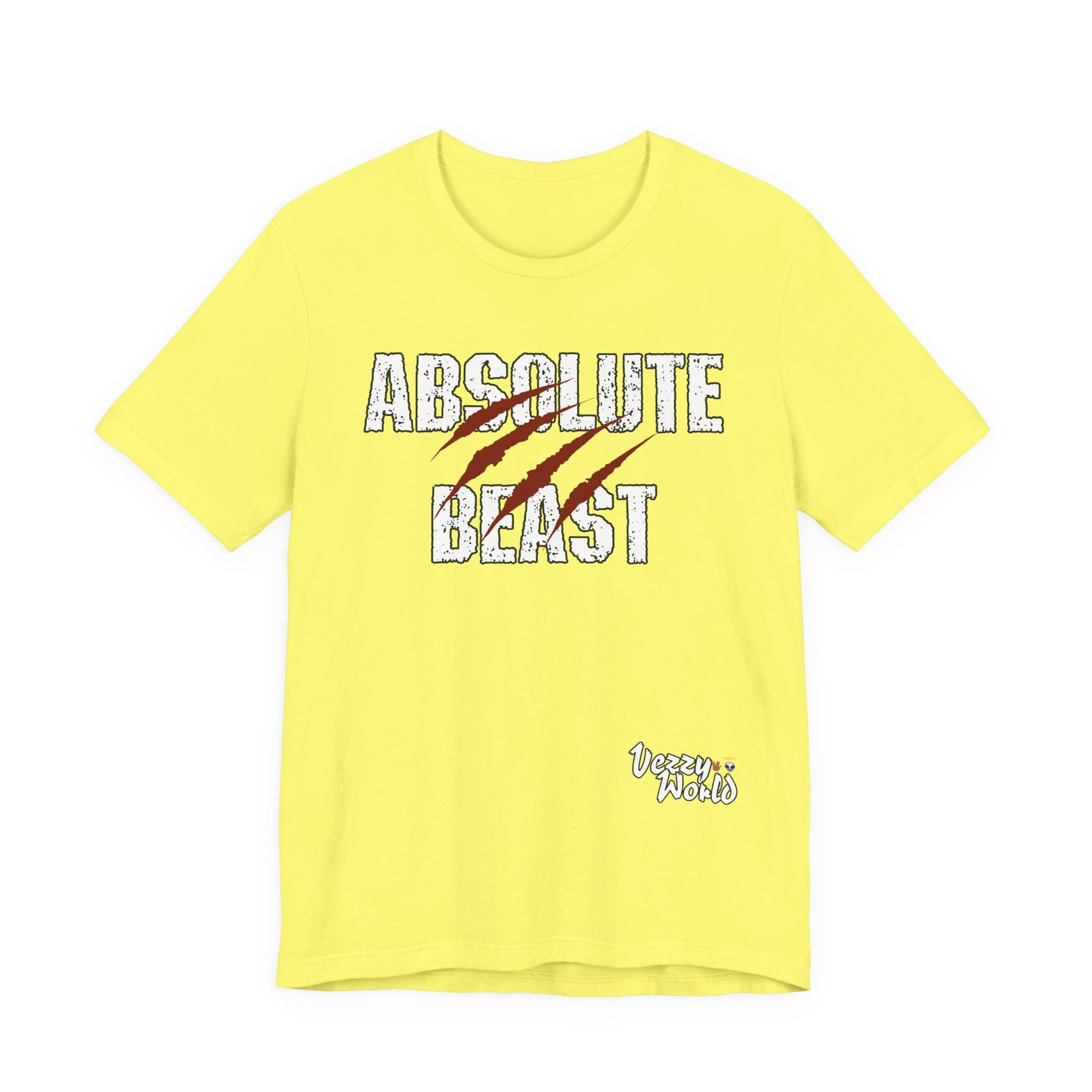 Absolute Beast (Red) Short Sleeve Tee - VezzyWorld