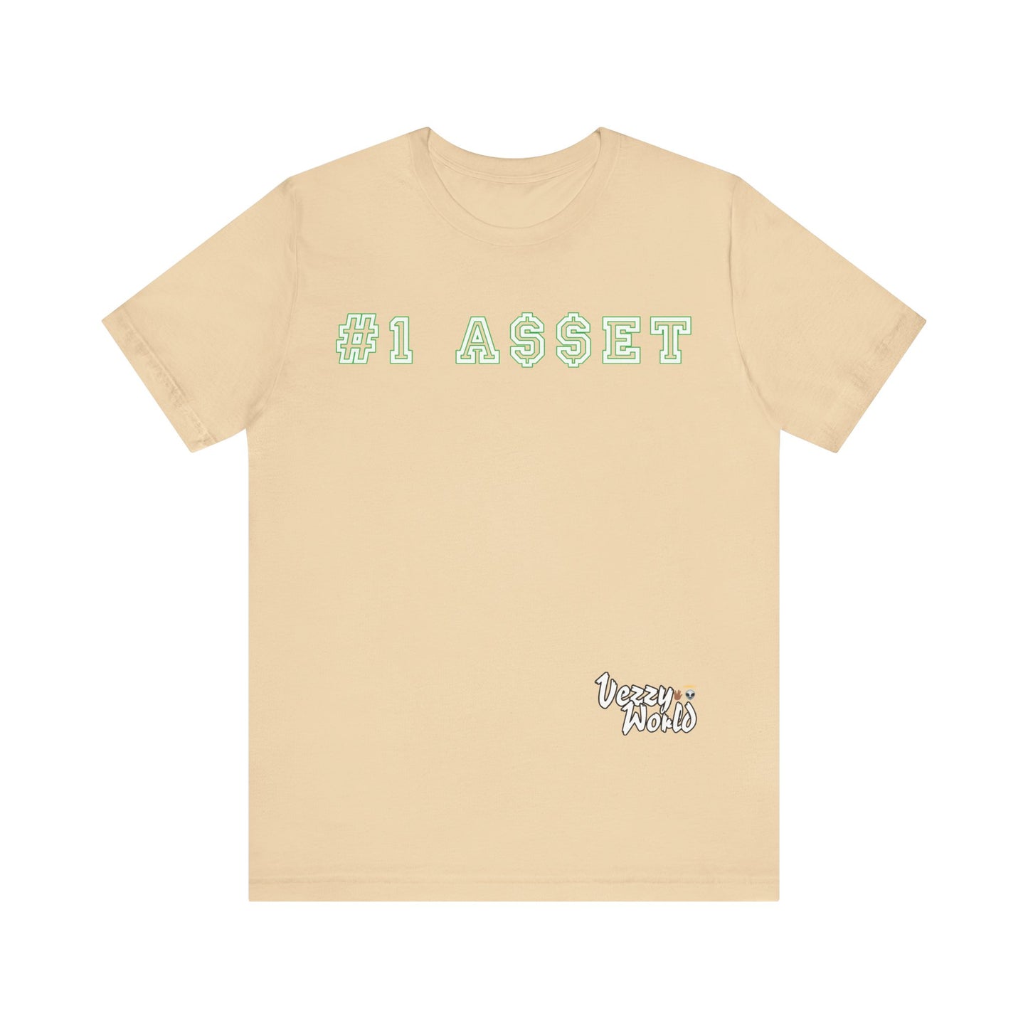 #1 Asset (Green) Short Sleeve Tee - VezzyWorld