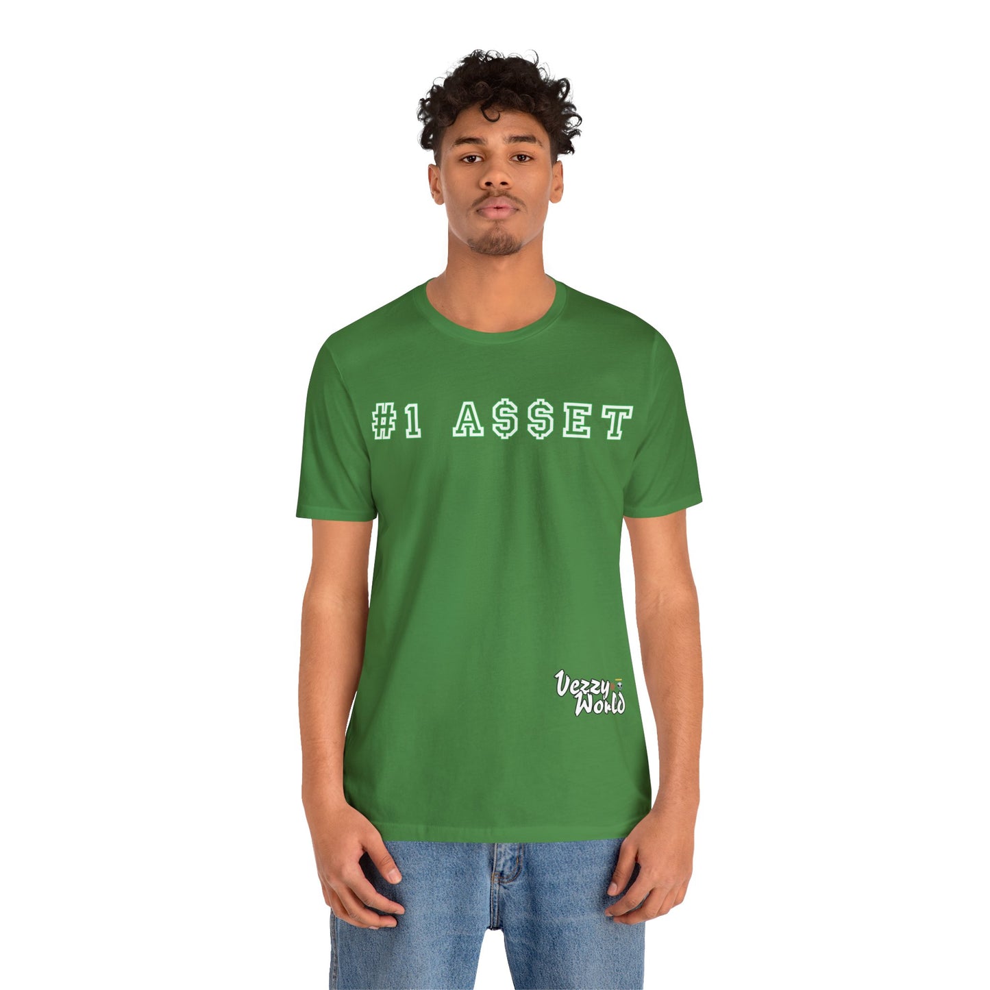 #1 Asset (Green) Short Sleeve Tee - VezzyWorld