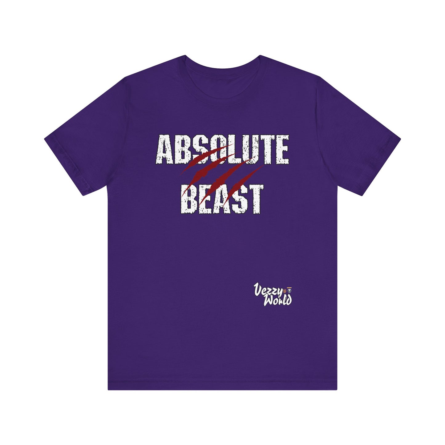 Absolute Beast (Red) Short Sleeve Tee - VezzyWorld