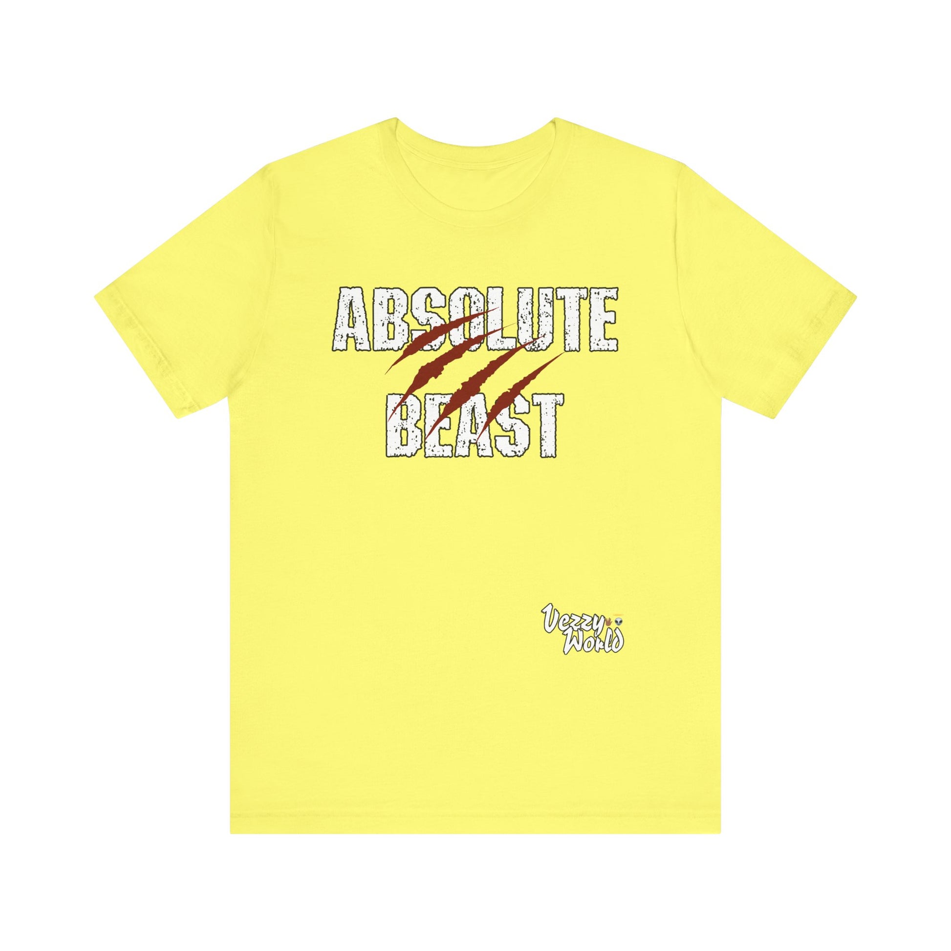Absolute Beast (Red) Short Sleeve Tee - VezzyWorld