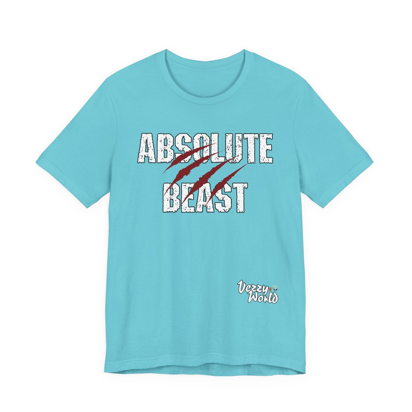 Absolute Beast (Red) Short Sleeve Tee - VezzyWorld