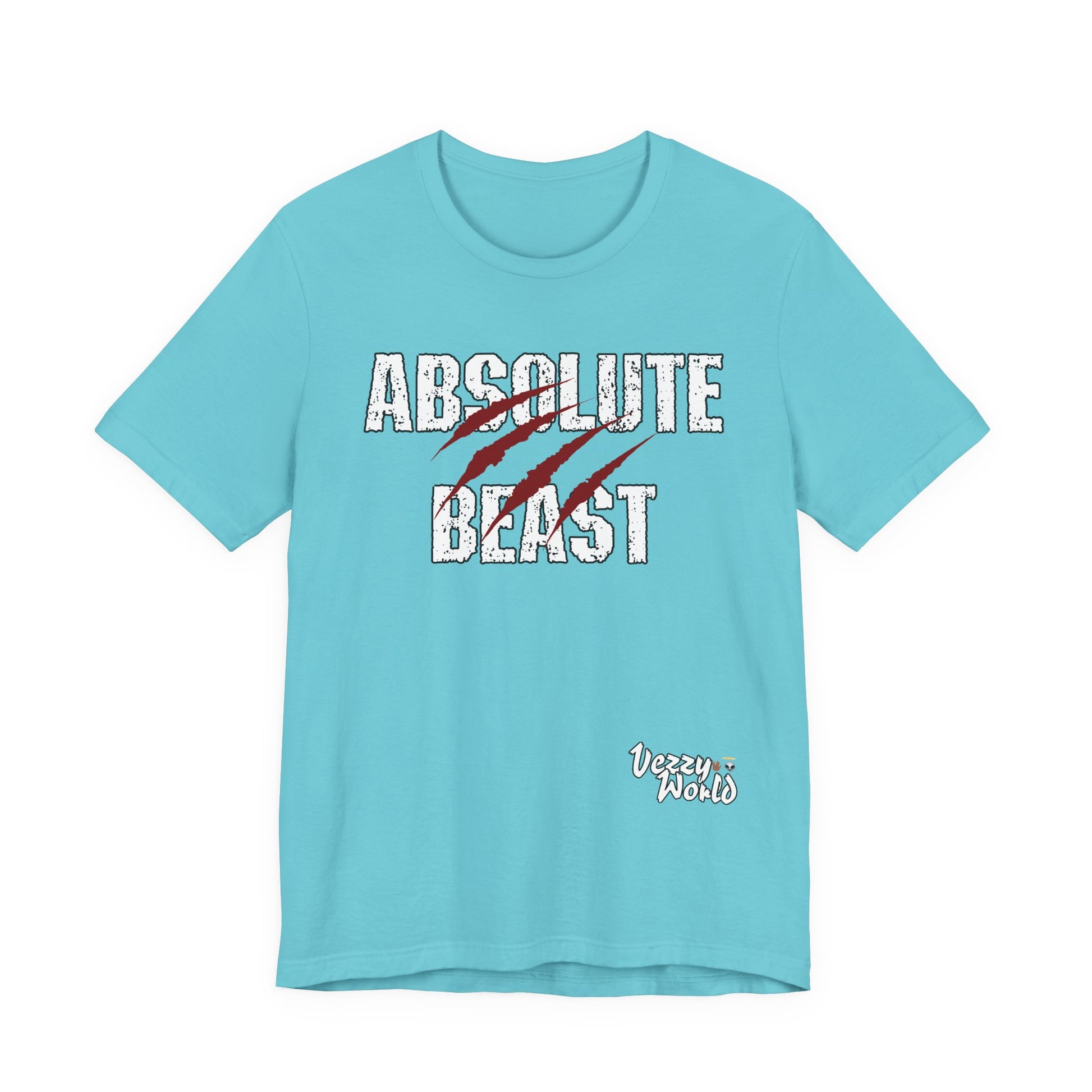 Absolute Beast (Red) Short Sleeve Tee - VezzyWorld