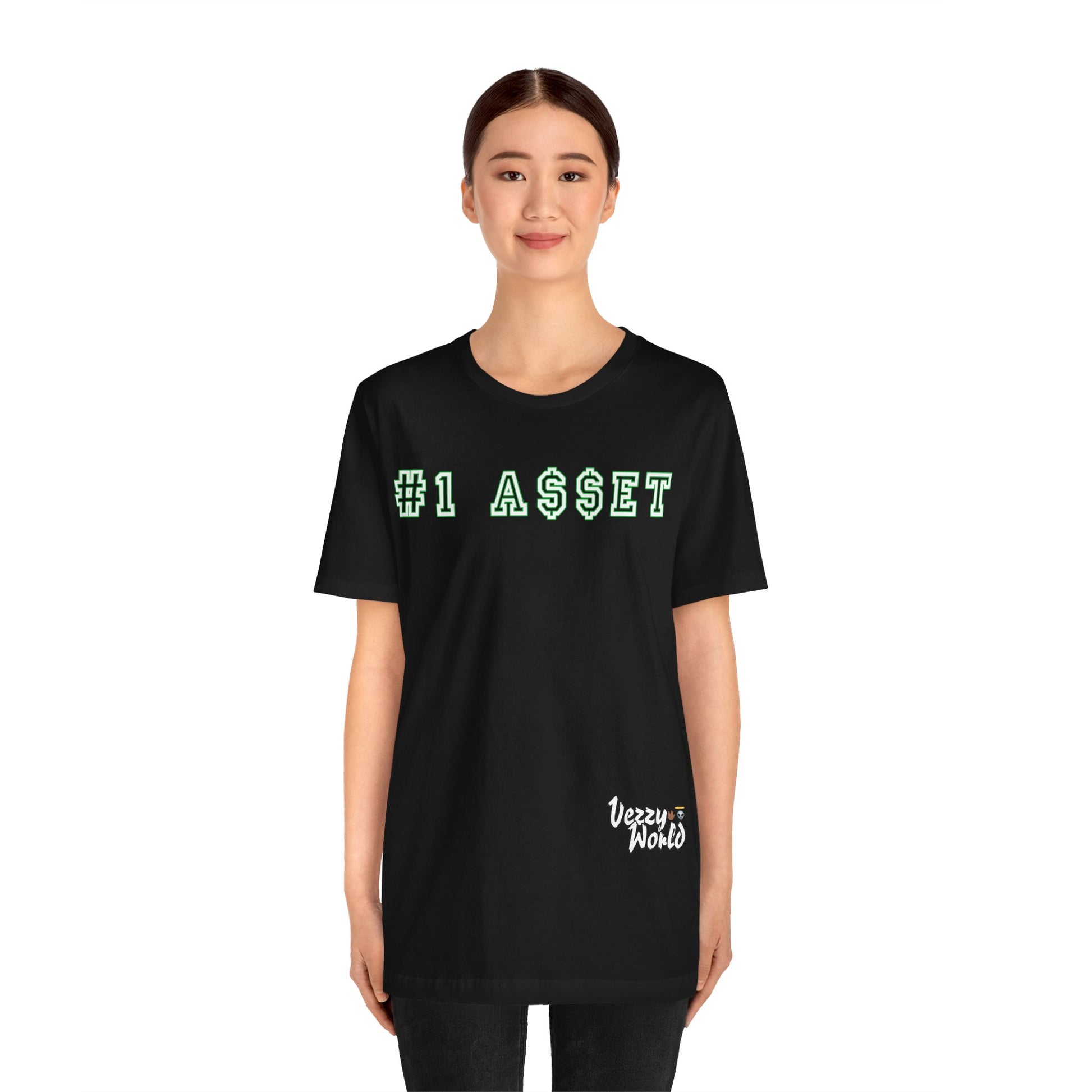 #1 Asset (Green) Short Sleeve Tee - VezzyWorld