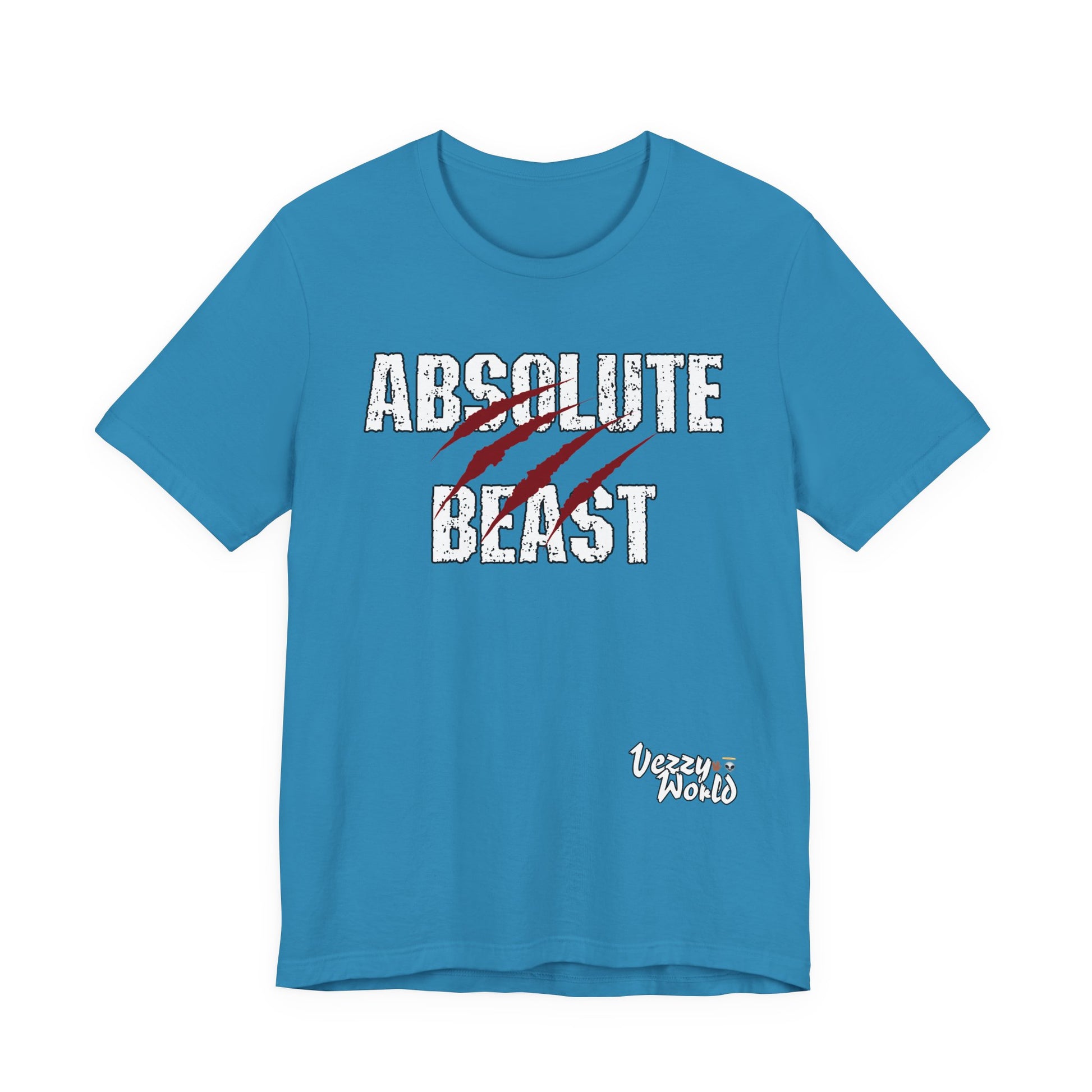 Absolute Beast (Red) Short Sleeve Tee - VezzyWorld