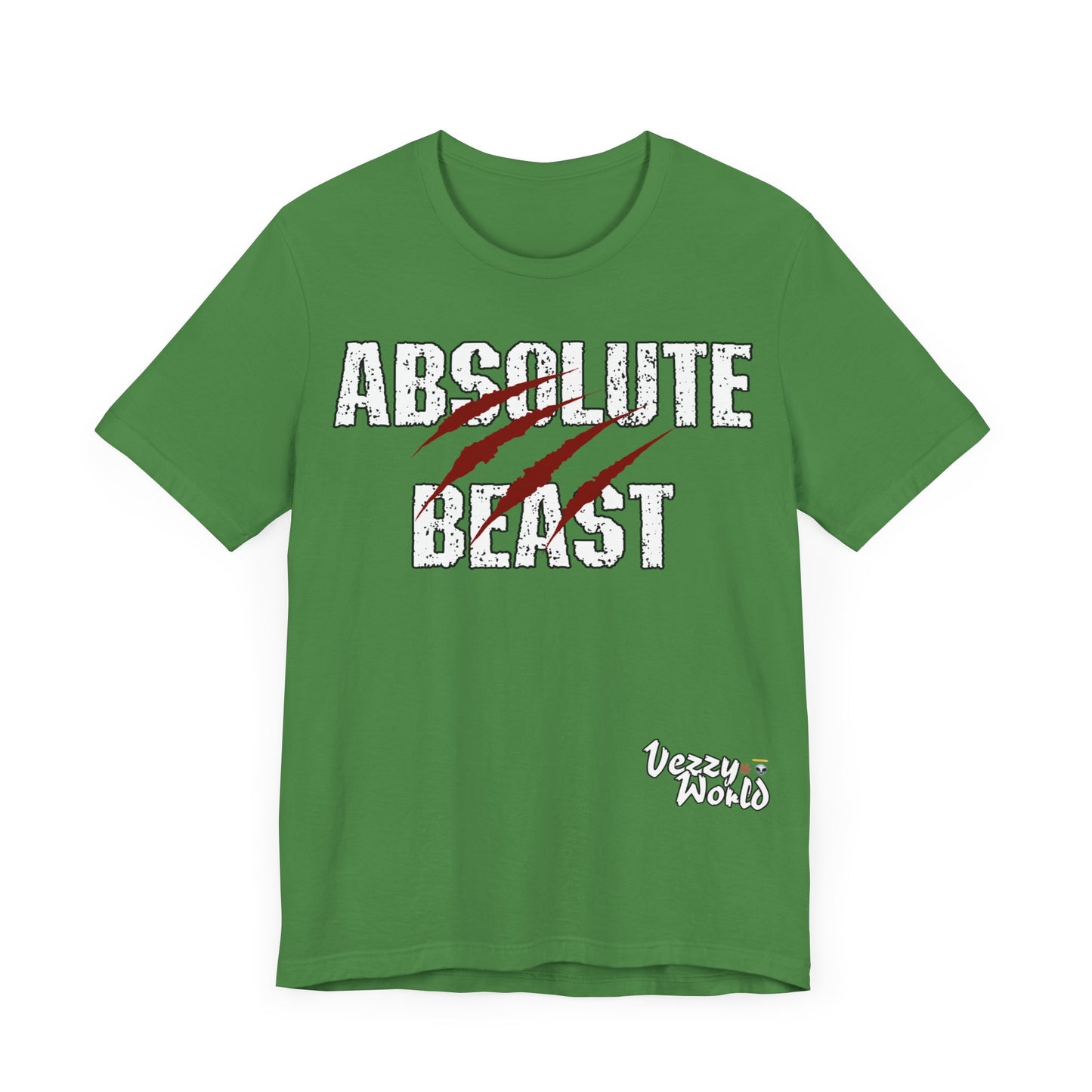 Absolute Beast (Red) Short Sleeve Tee - VezzyWorld