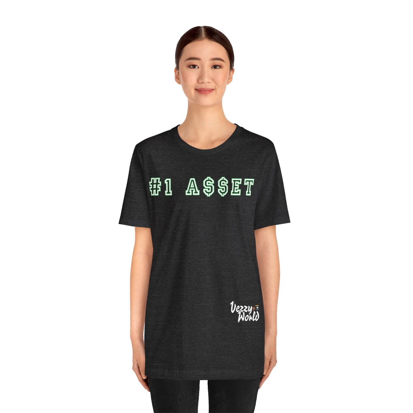 #1 Asset (Green) Short Sleeve Tee - VezzyWorld