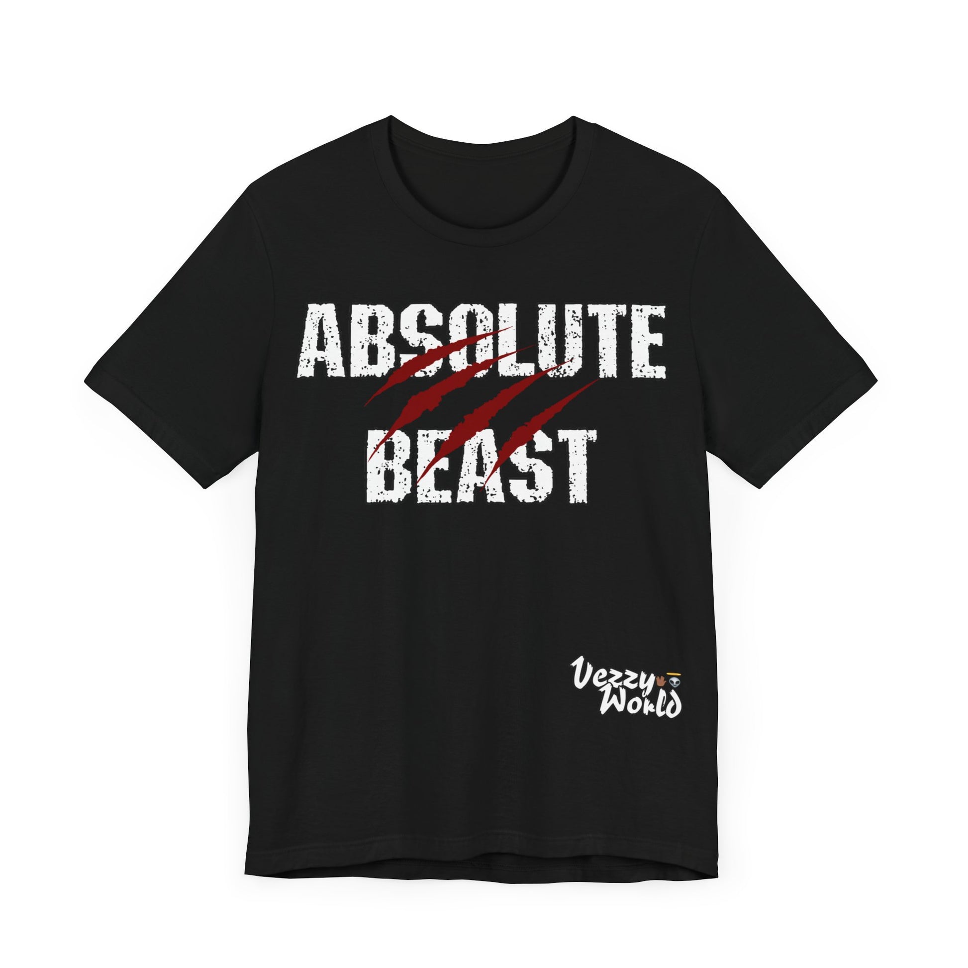 Absolute Beast (Red) Short Sleeve Tee - VezzyWorld