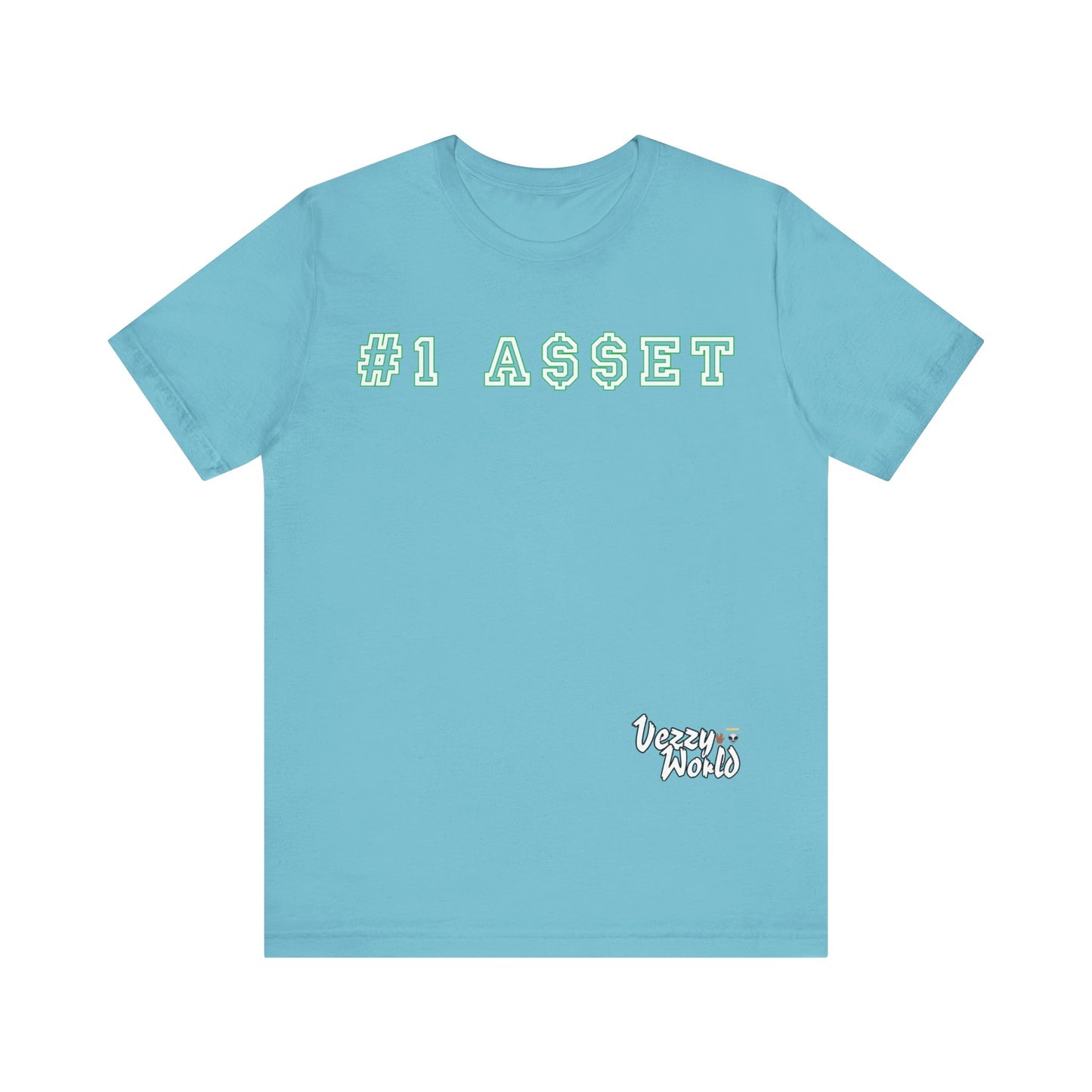 #1 Asset (Green) Short Sleeve Tee - VezzyWorld