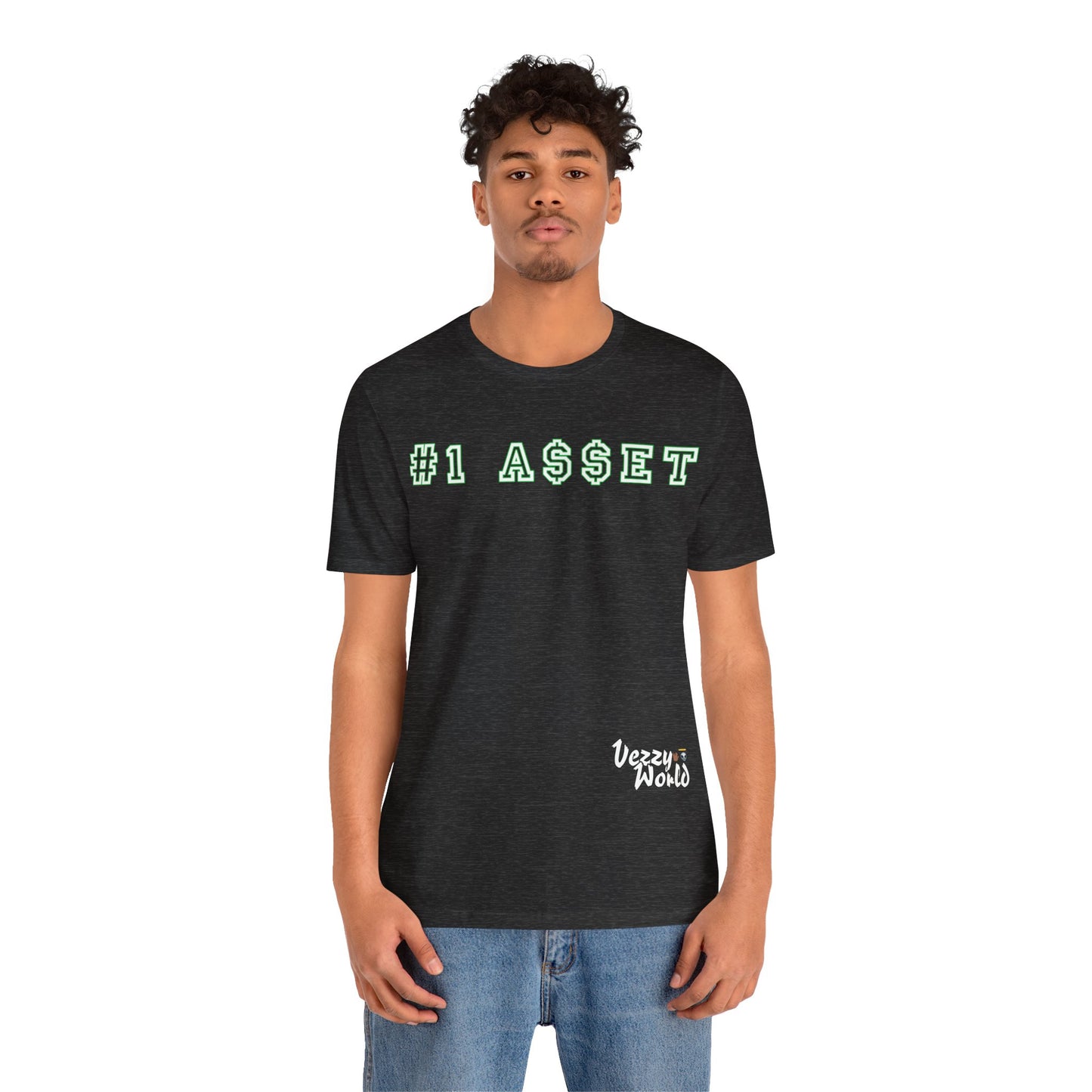 #1 Asset (Green) Short Sleeve Tee - VezzyWorld