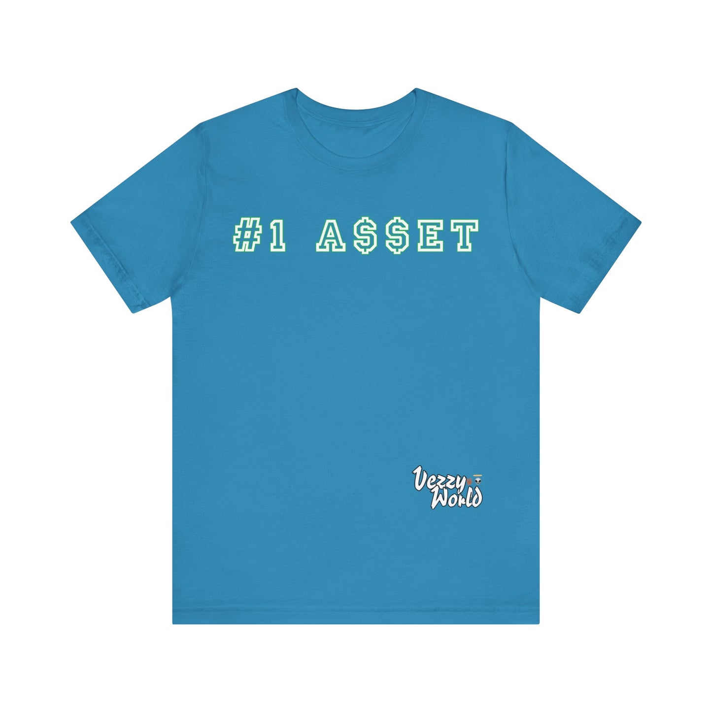 #1 Asset (Green) Short Sleeve Tee - VezzyWorld