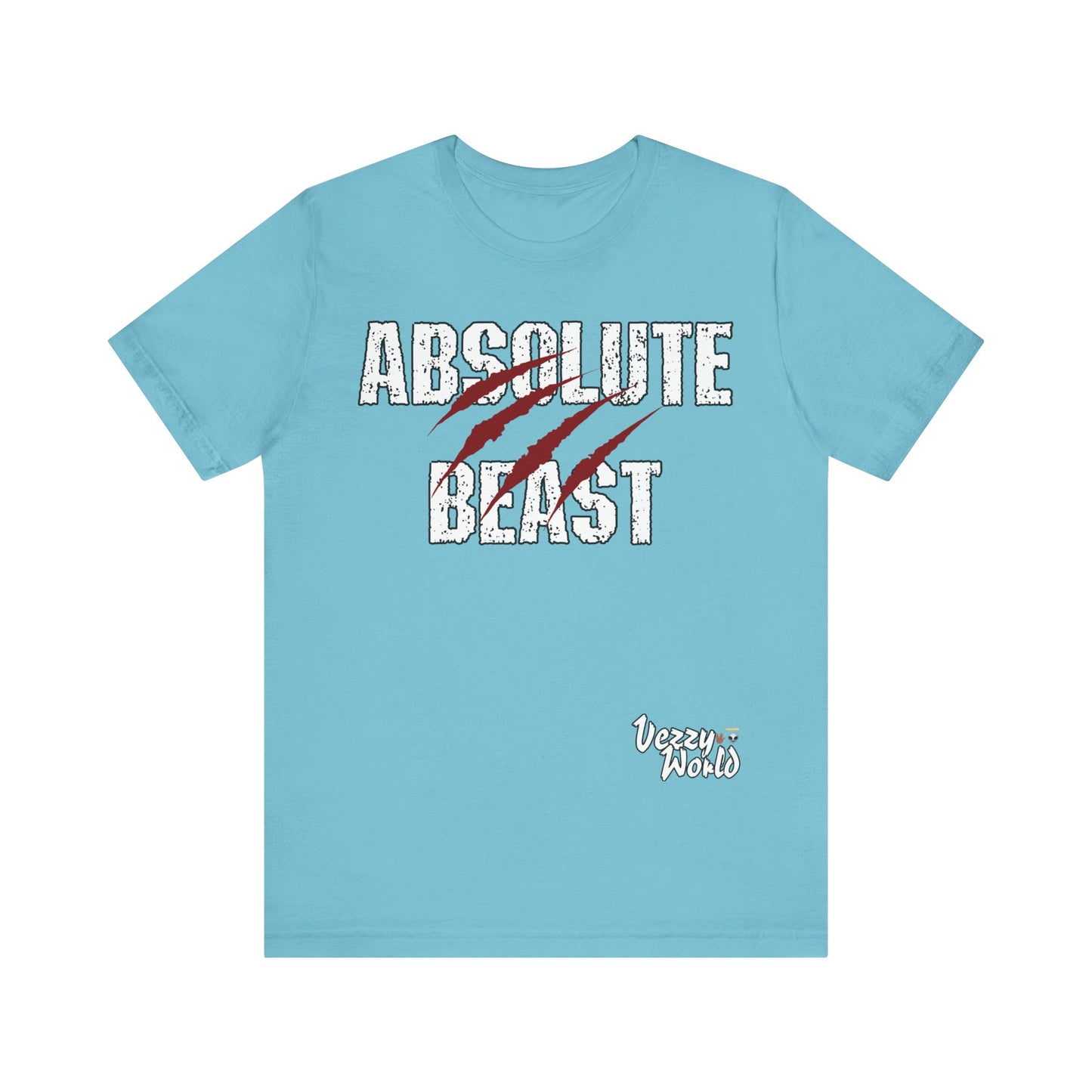 Absolute Beast (Red) Short Sleeve Tee - VezzyWorld