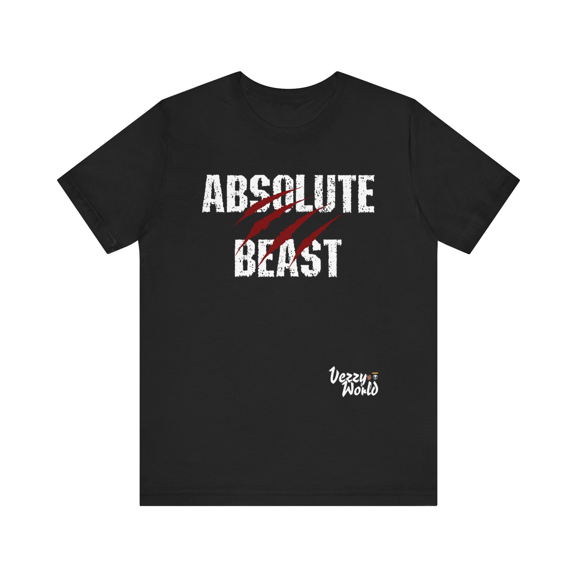 Absolute Beast (Red) Short Sleeve Tee - VezzyWorld