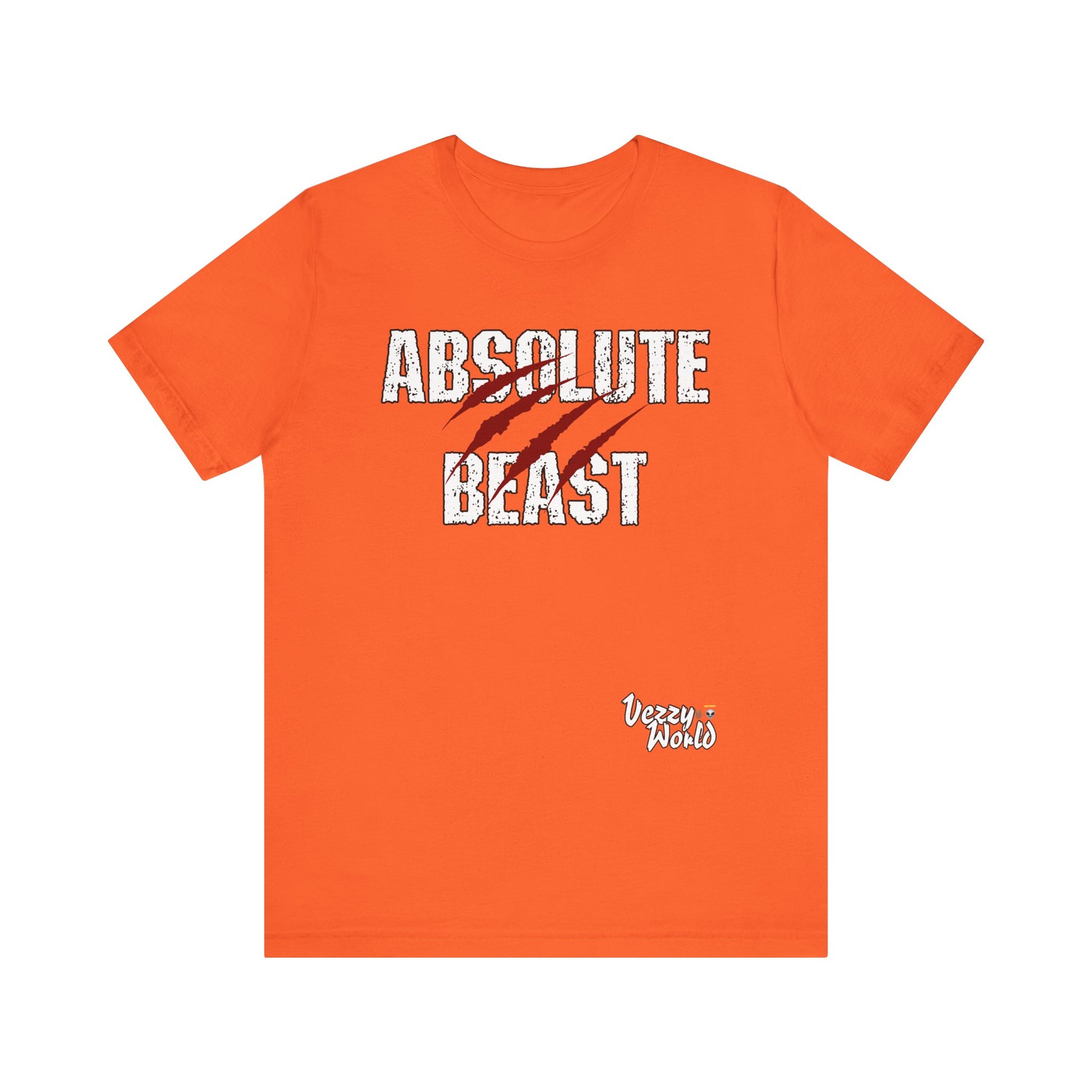 Absolute Beast (Red) Short Sleeve Tee - VezzyWorld