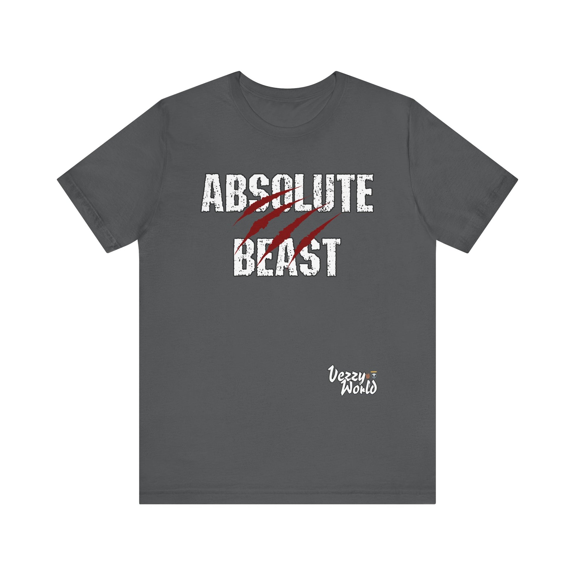 Absolute Beast (Red) Short Sleeve Tee - VezzyWorld
