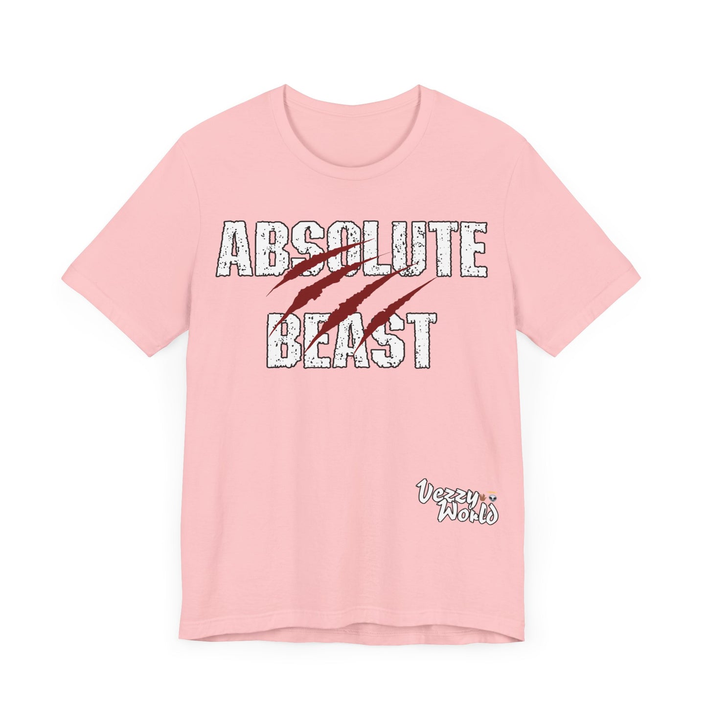 Absolute Beast (Red) Short Sleeve Tee - VezzyWorld