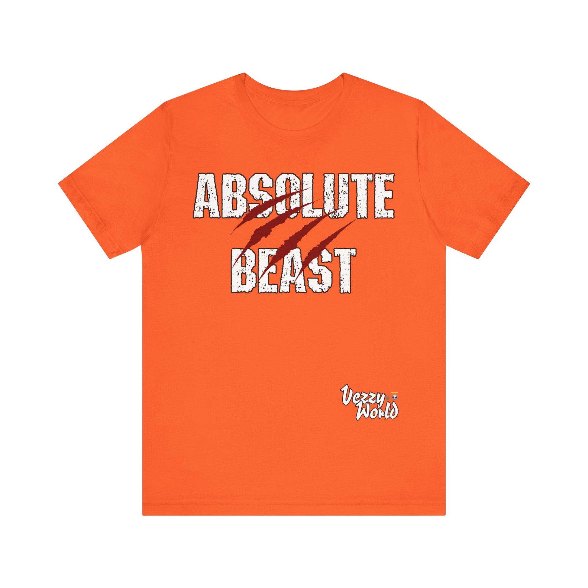 Absolute Beast (Red) Short Sleeve Tee - VezzyWorld