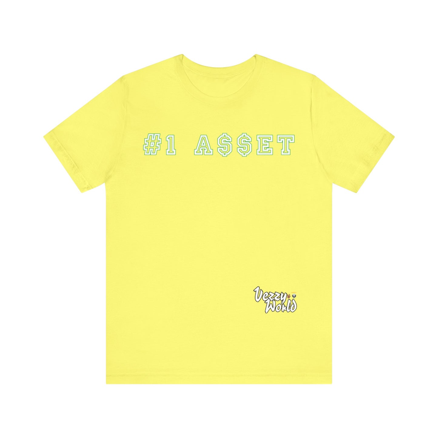 #1 Asset (Green) Short Sleeve Tee - VezzyWorld