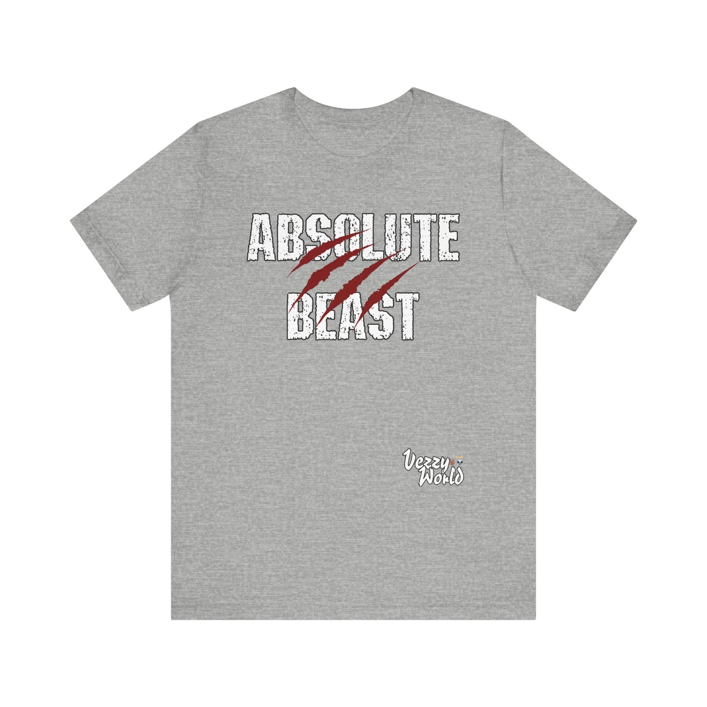 Absolute Beast (Red) Short Sleeve Tee - VezzyWorld