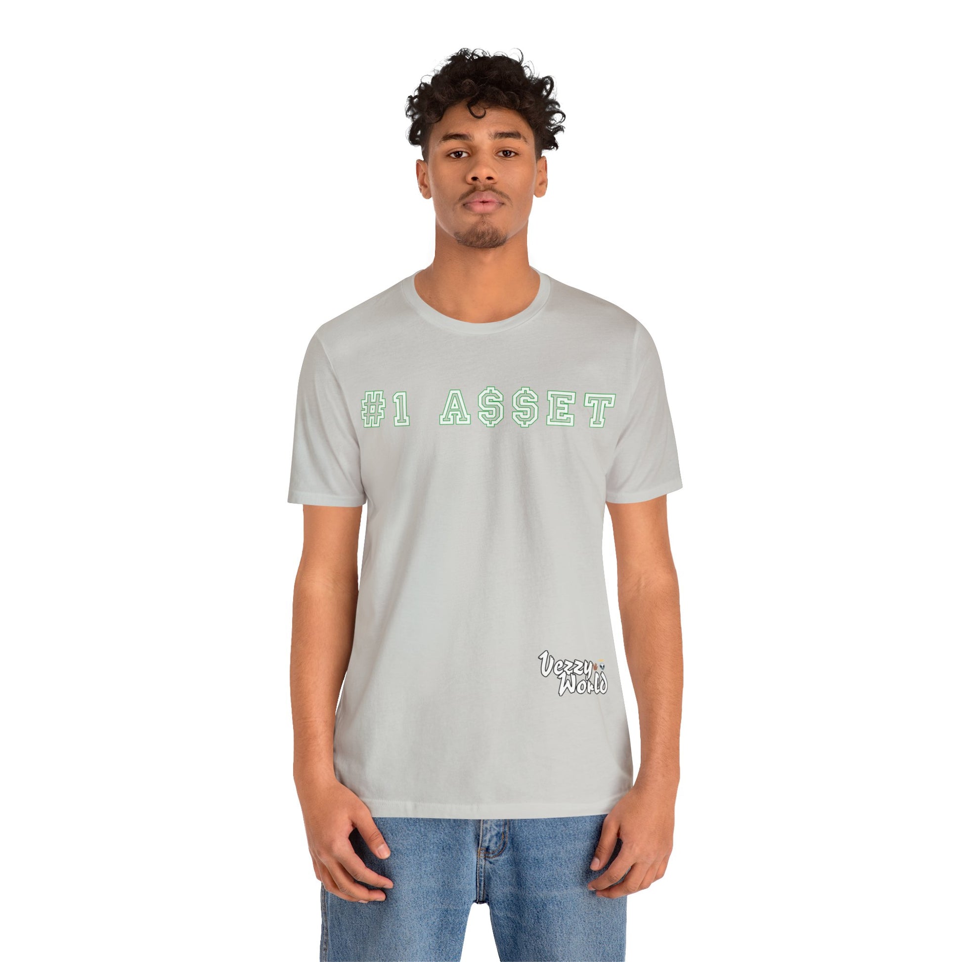 #1 Asset (Green) Short Sleeve Tee - VezzyWorld