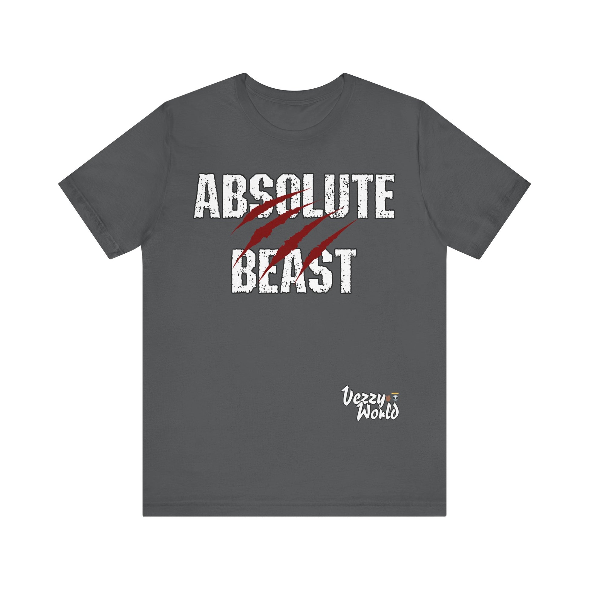 Absolute Beast (Red) Short Sleeve Tee - VezzyWorld