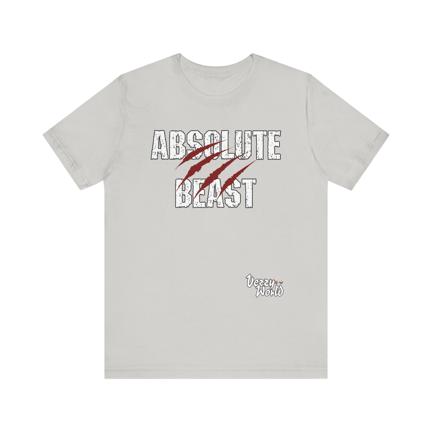 Absolute Beast (Red) Short Sleeve Tee - VezzyWorld