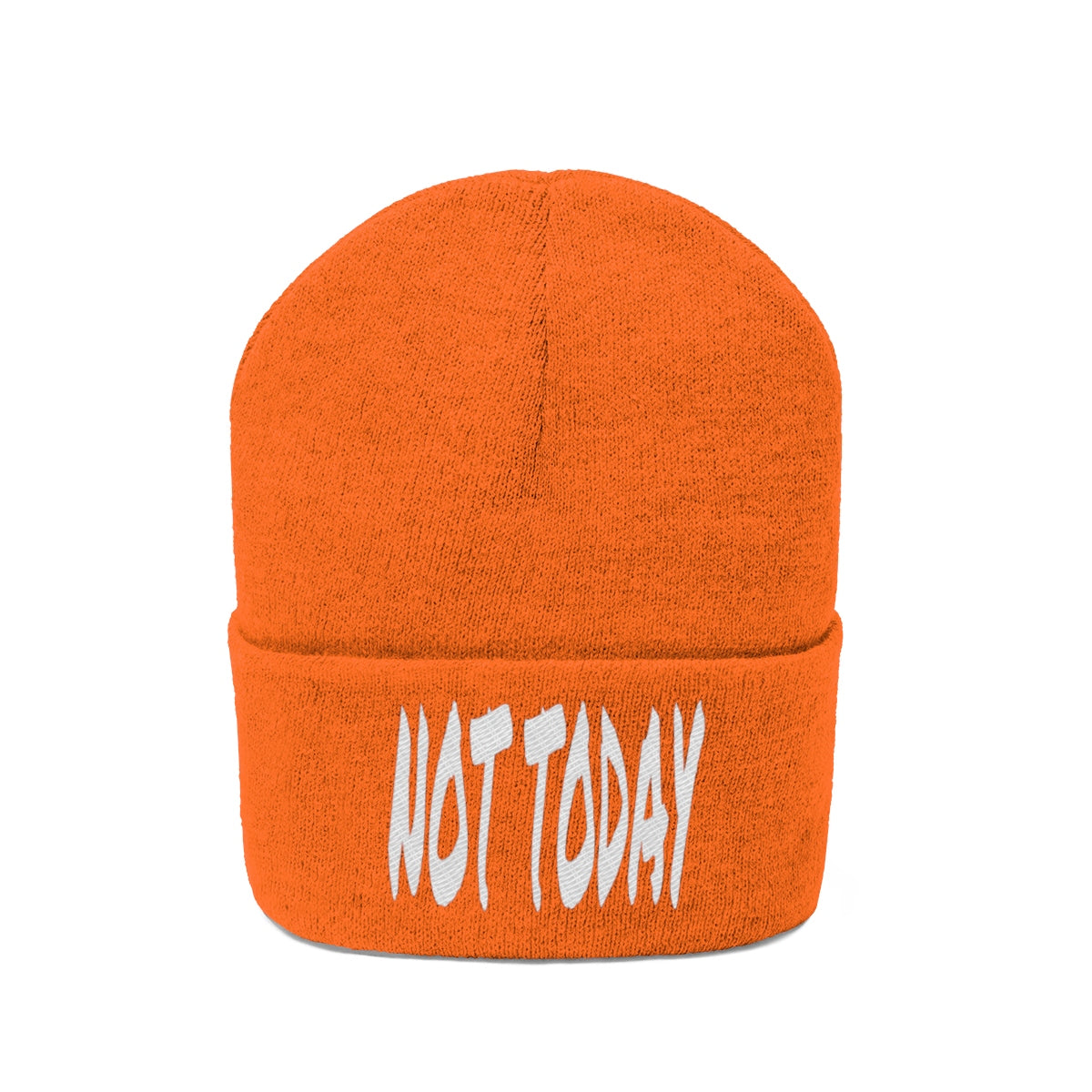 "Not Today" Knit Beanie #VezzyWorld 👽🖖🏾 - VezzyWorld