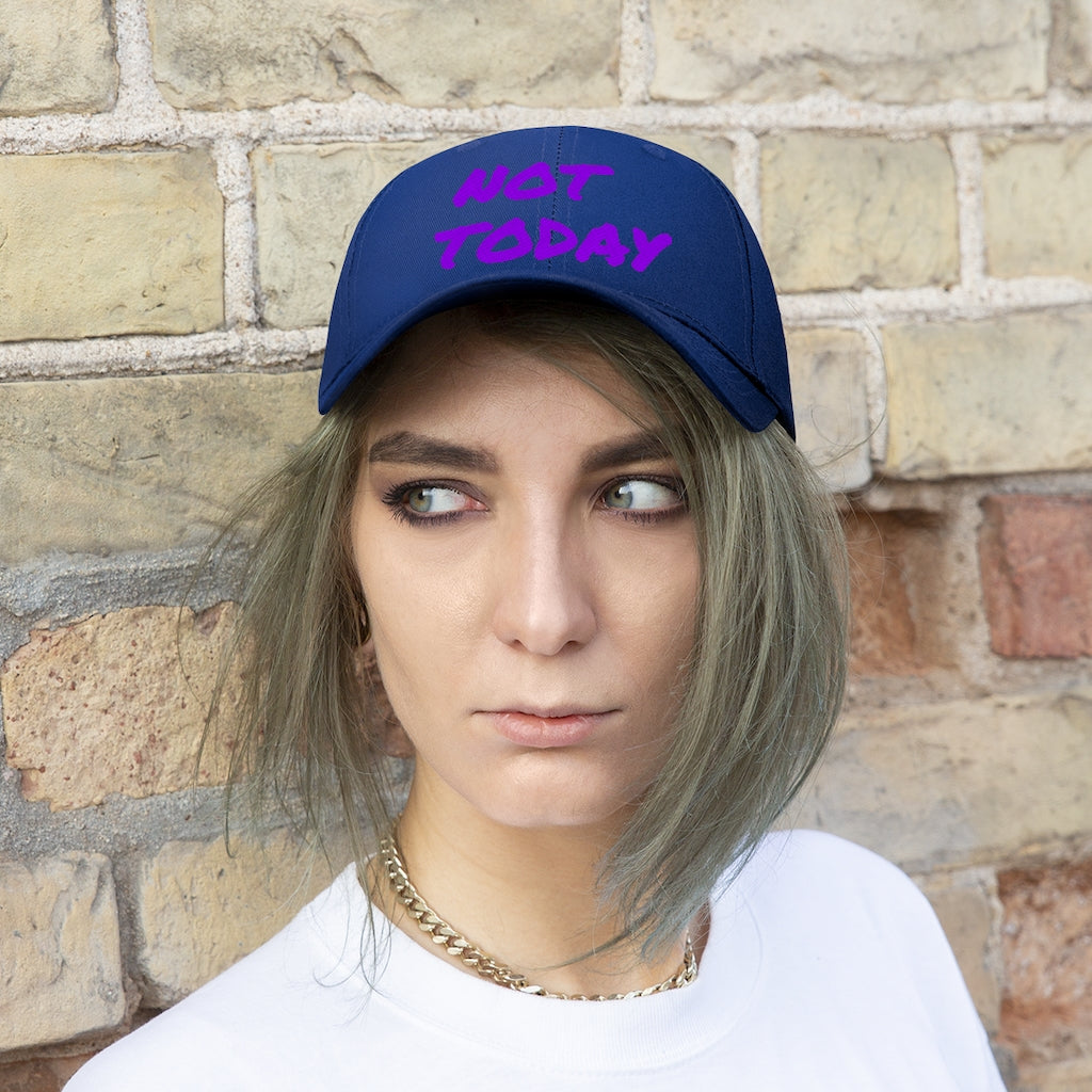 Purple Marker "Not Today" Hat - VezzyWorld