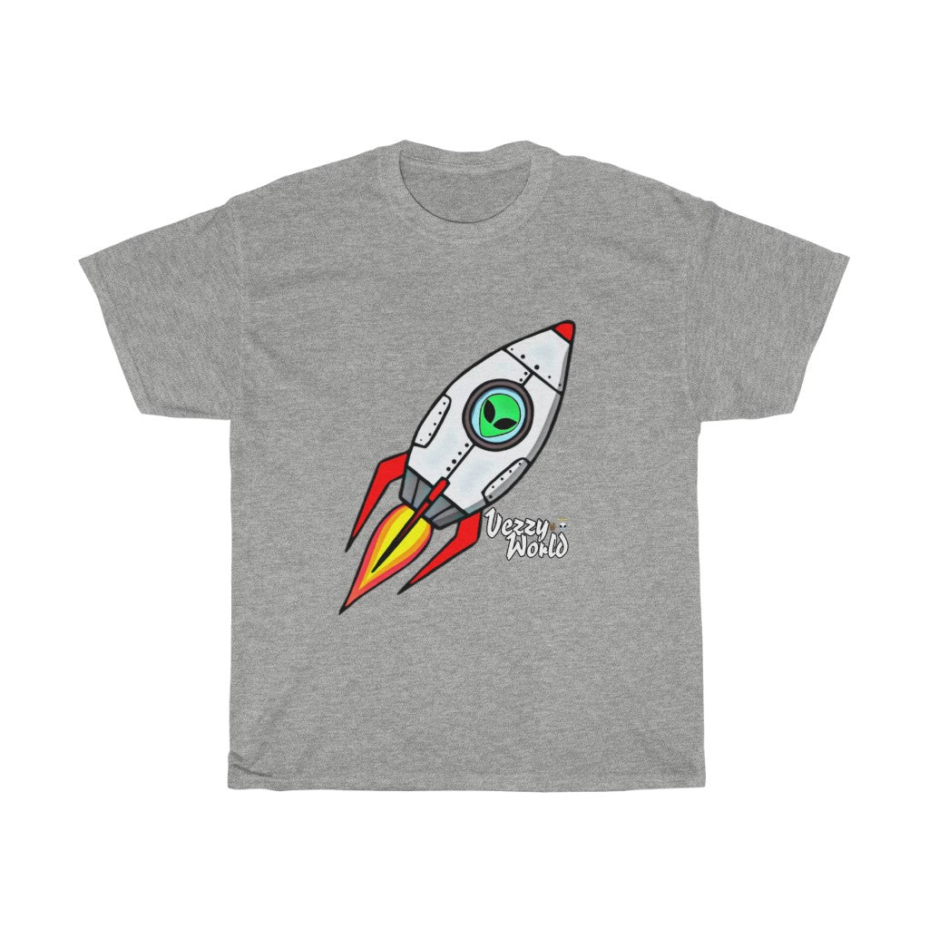 Total Blast Off Big Head - Tee - VezzyWorld