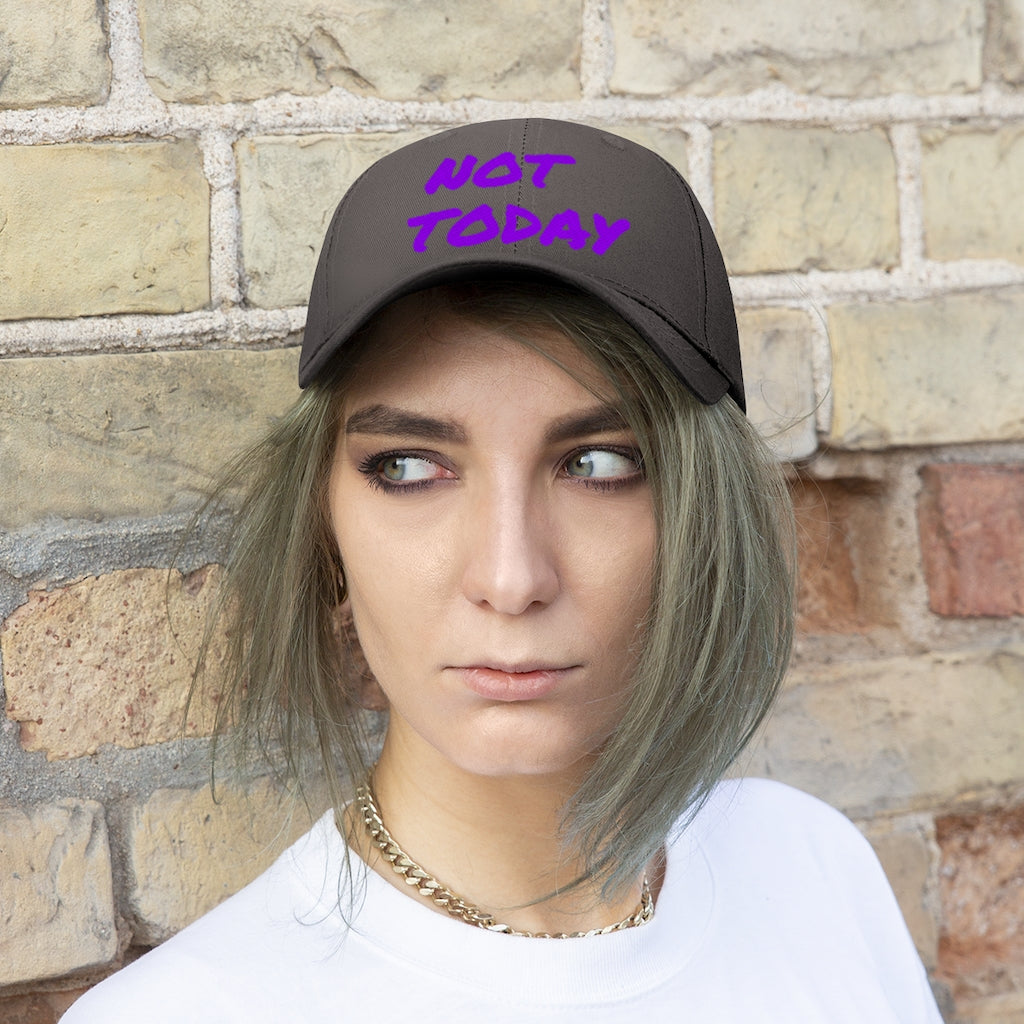 Purple Marker "Not Today" Hat - VezzyWorld