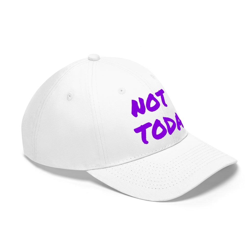 Purple Marker "Not Today" Hat - VezzyWorld