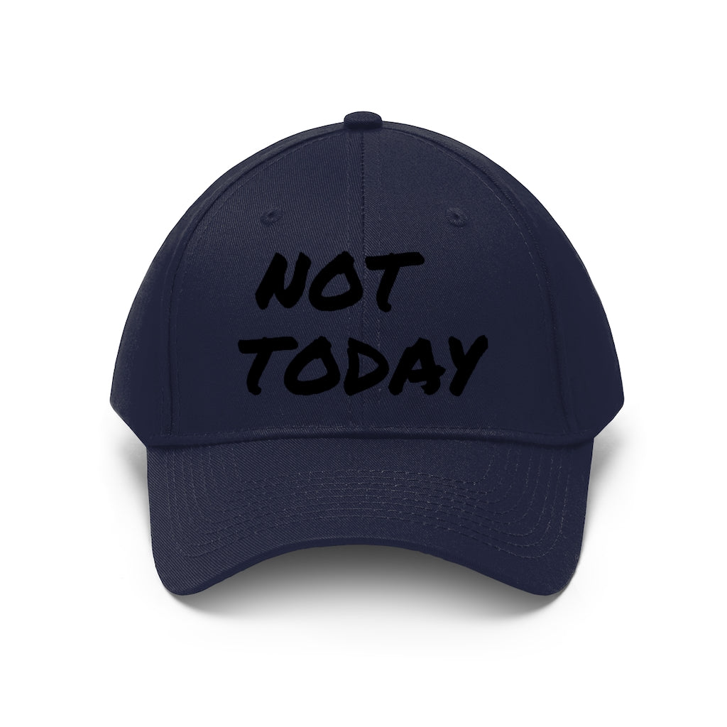 Black Marker "Not Today" Hat 👽🖖🏾 - VezzyWorld