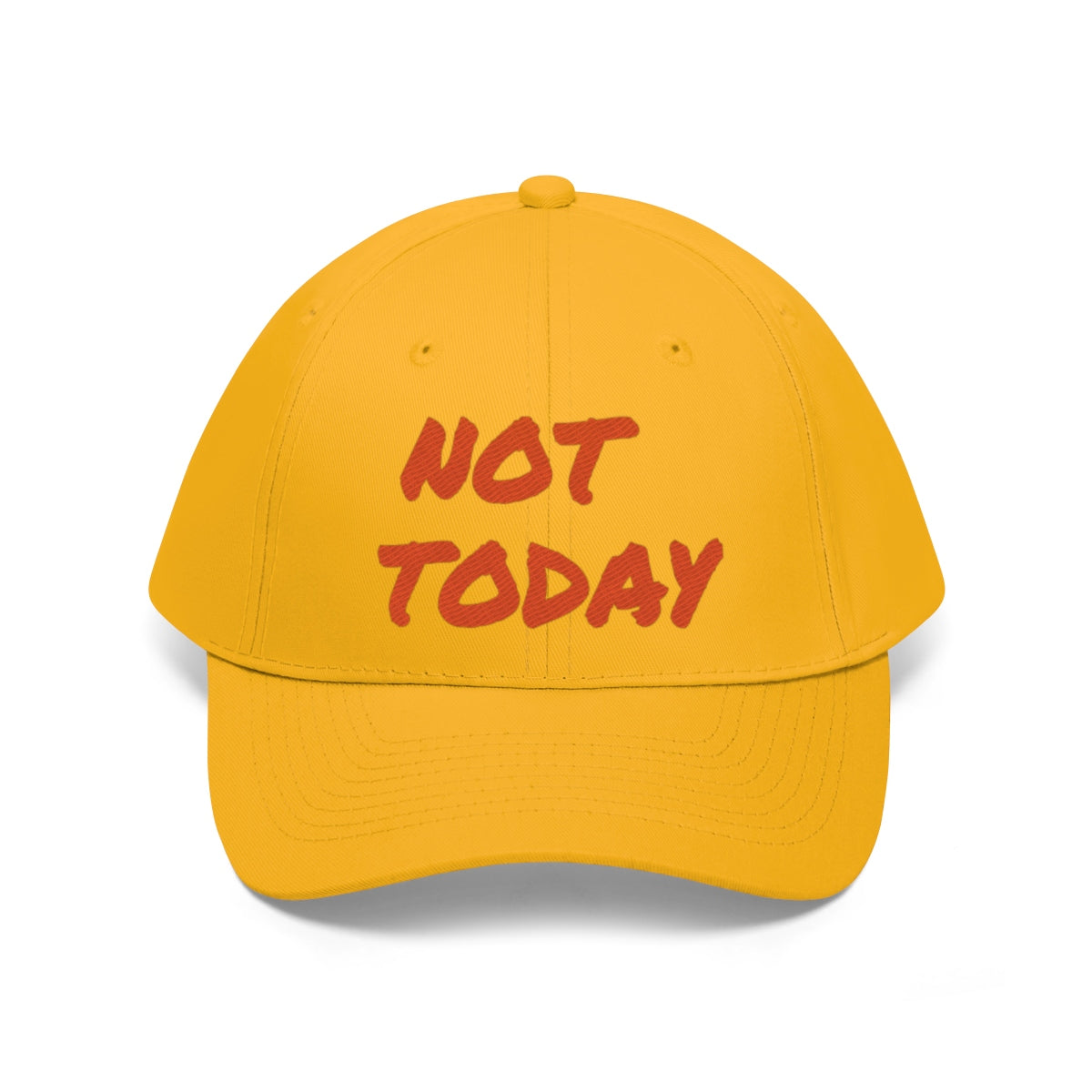 Orange Marker "Not Today" Hat 👽🖖🏾 - VezzyWorld