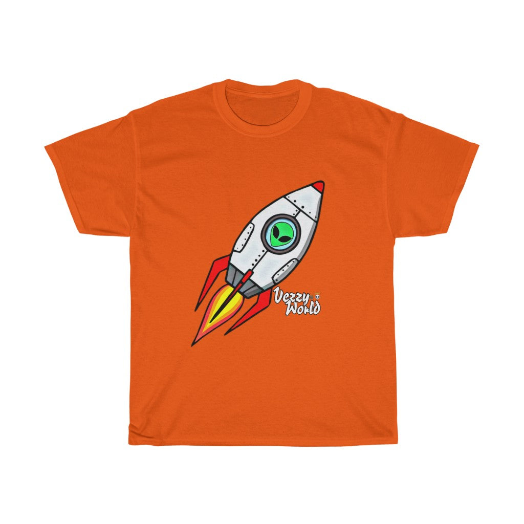 Total Blast Off Big Head - Tee - VezzyWorld