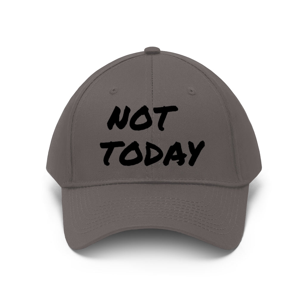 Black Marker "Not Today" Hat 👽🖖🏾 - VezzyWorld