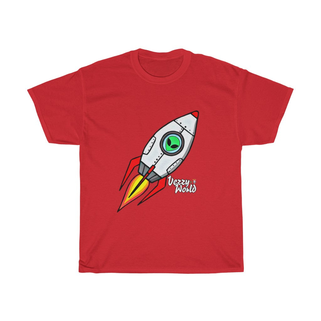 Total Blast Off Big Head - Tee - VezzyWorld