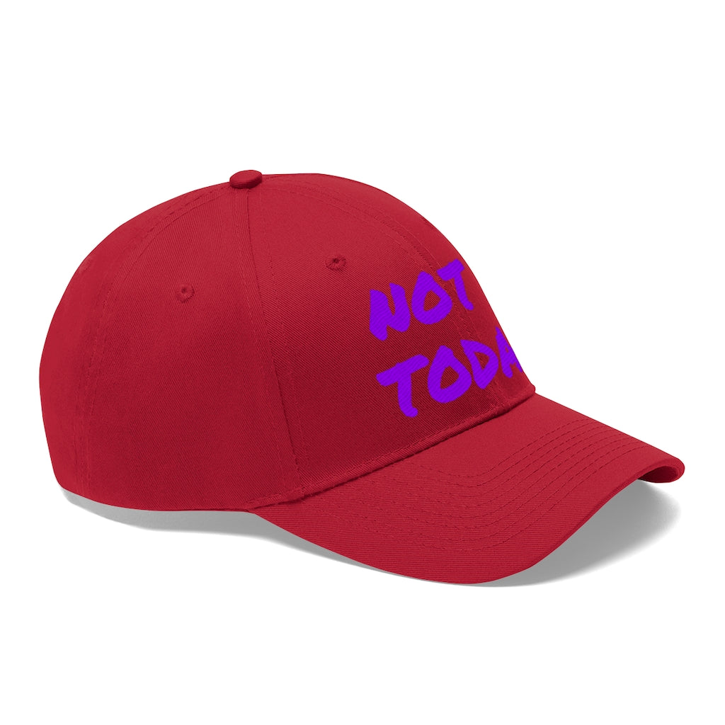 Purple Marker "Not Today" Hat - VezzyWorld