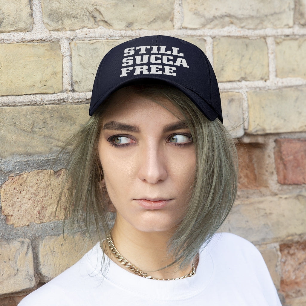 Still SUCCA Free - Unisex Twill Hat 👽 - VezzyWorld