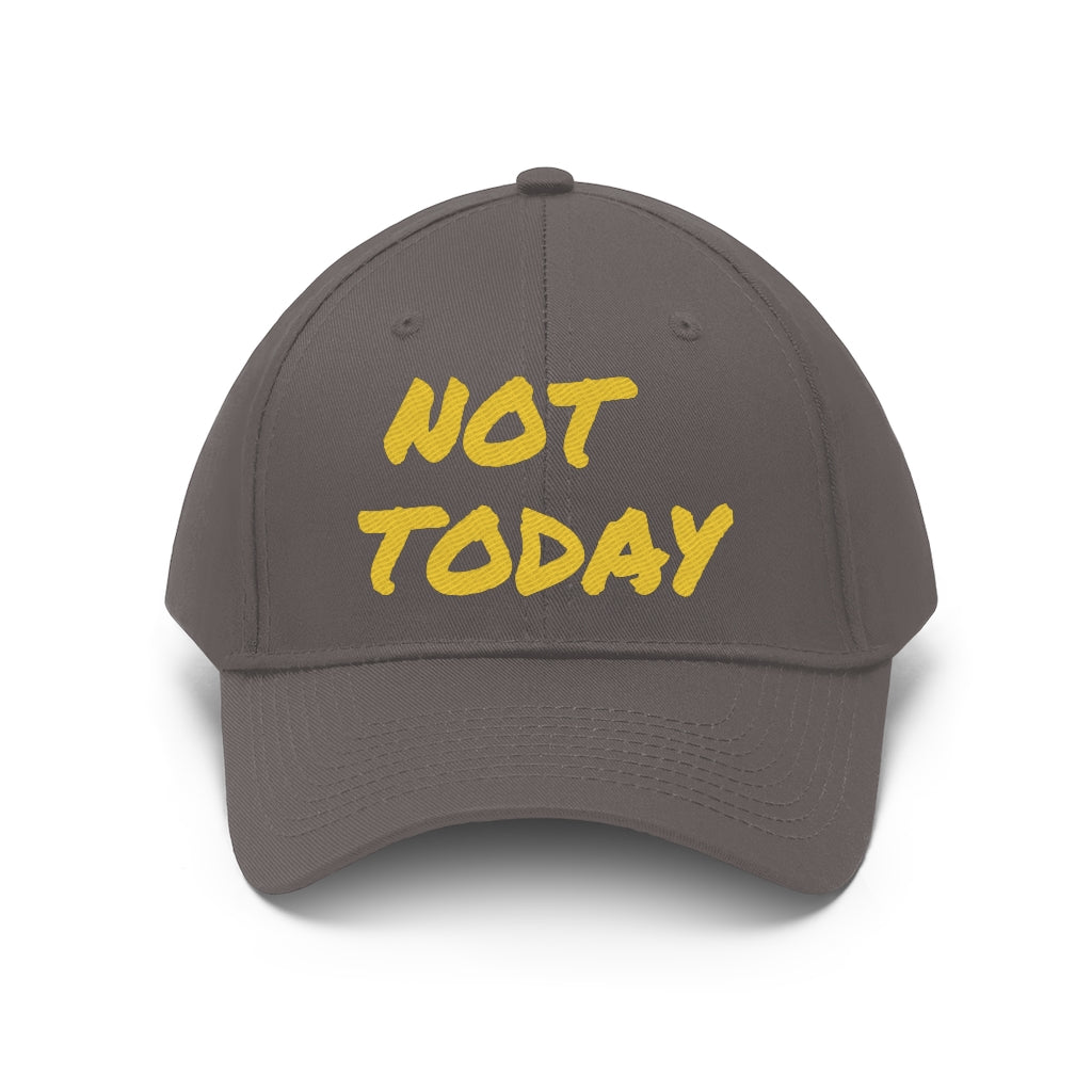 Yellow Marker "Not Today" Hat 👽🖖🏾 - VezzyWorld