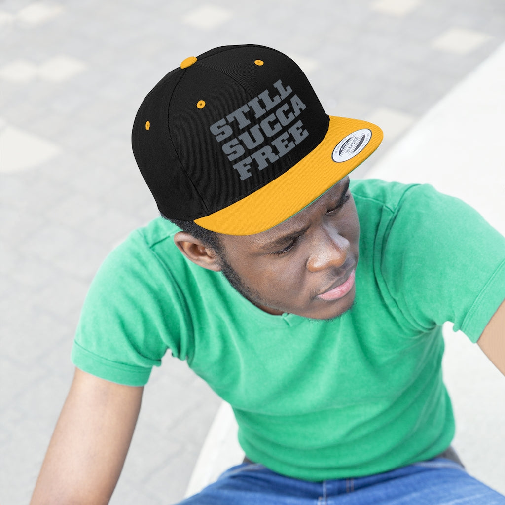 Still Succa Free - Grey Letters - Snapback #VezzyWorld - VezzyWorld