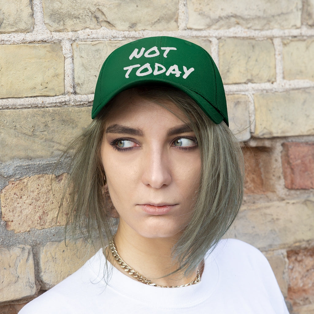 Not Today - Unisex Twill Hat 👽 - VezzyWorld