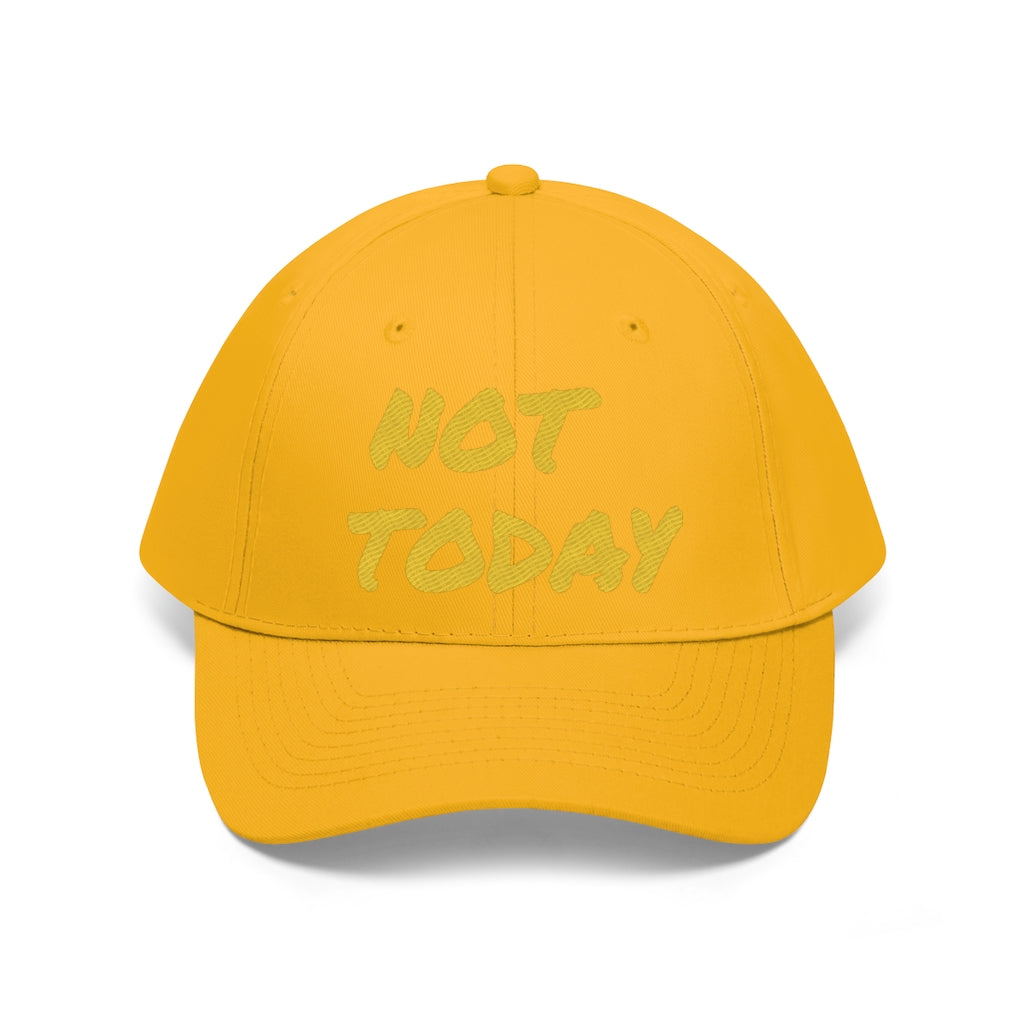 Yellow Marker "Not Today" Hat 👽🖖🏾 - VezzyWorld