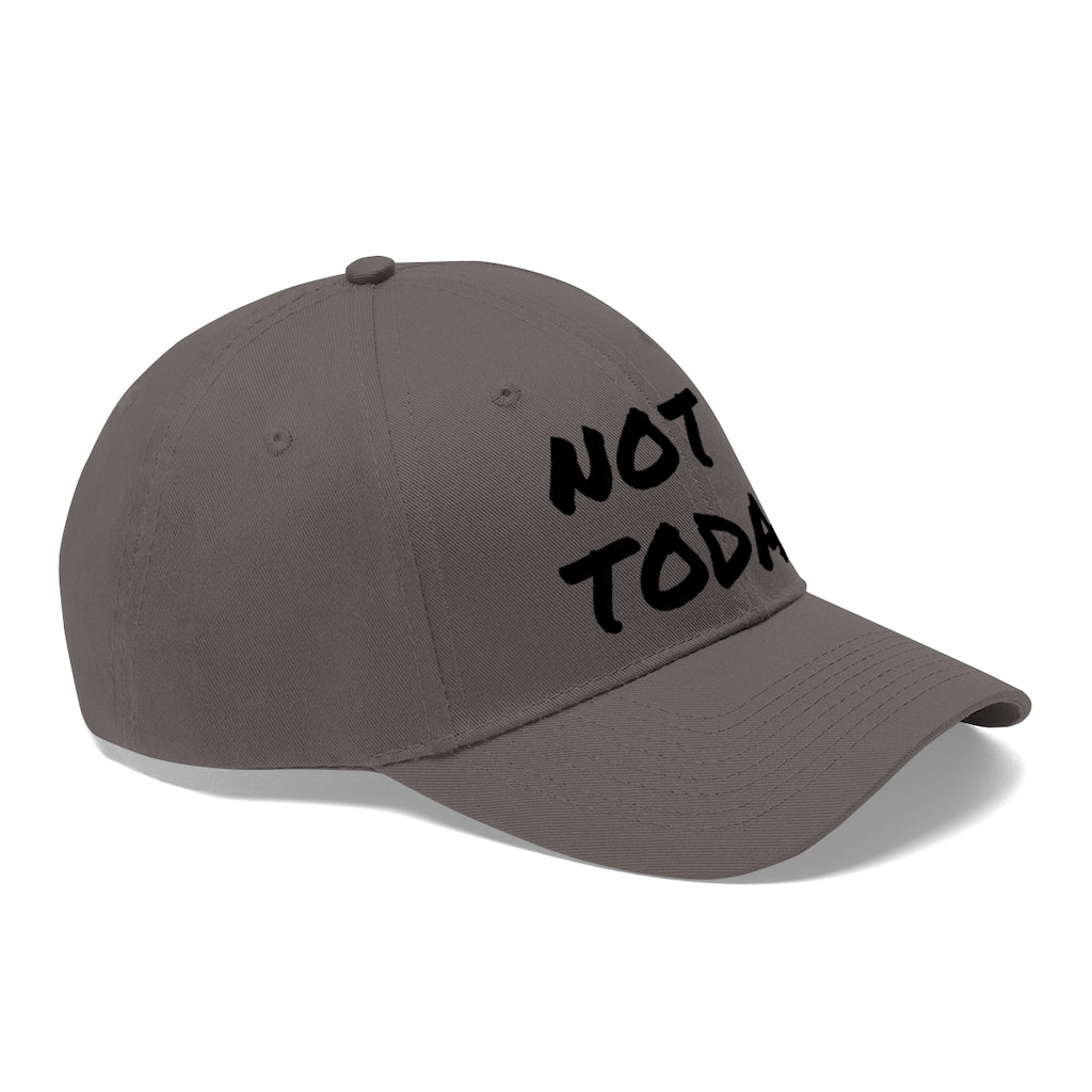 Black Marker "Not Today" Hat 👽🖖🏾 - VezzyWorld