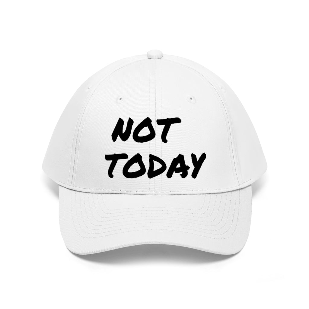 Black Marker "Not Today" Hat 👽🖖🏾 - VezzyWorld