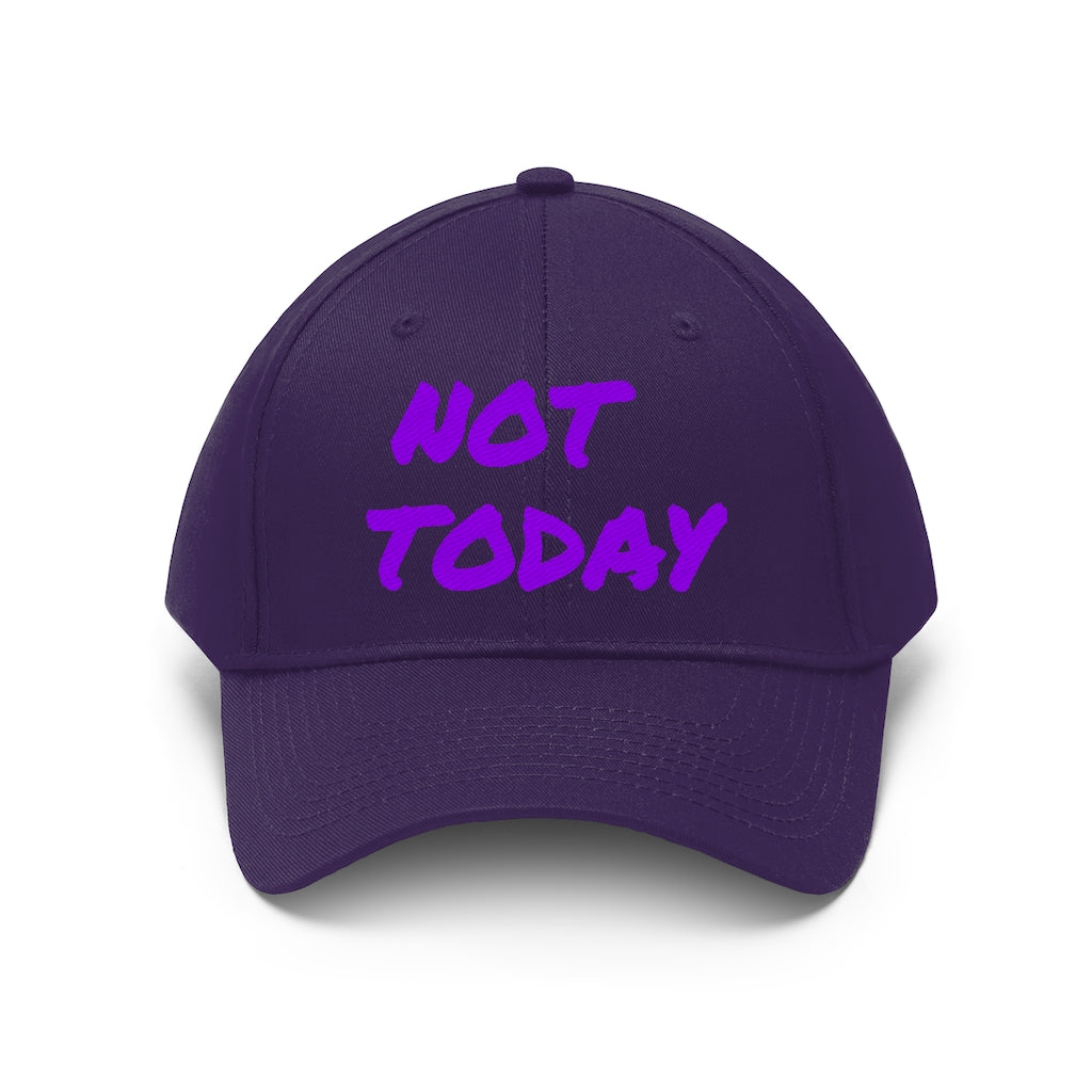 Purple Marker "Not Today" Hat - VezzyWorld