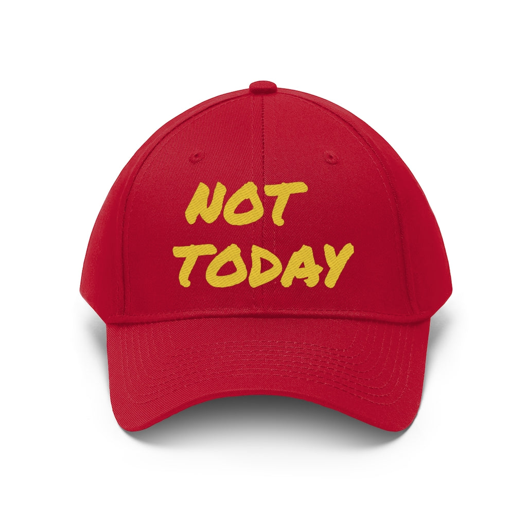 Yellow Marker "Not Today" Hat 👽🖖🏾 - VezzyWorld