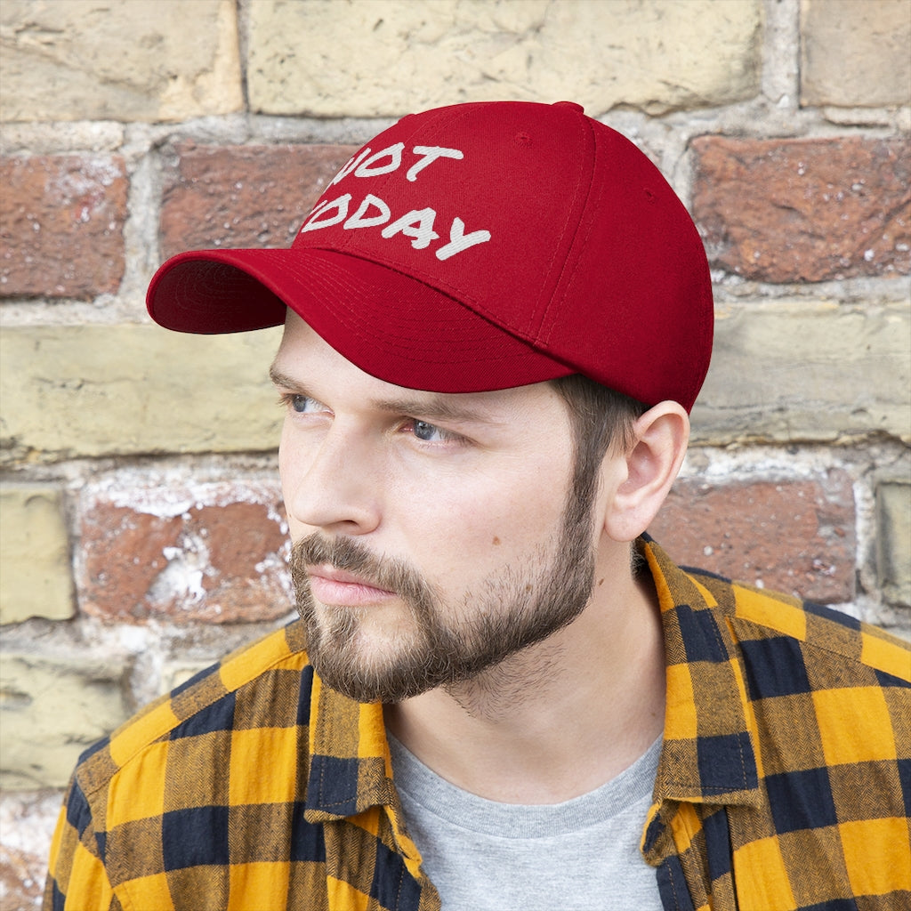 Not Today - Unisex Twill Hat 👽 - VezzyWorld